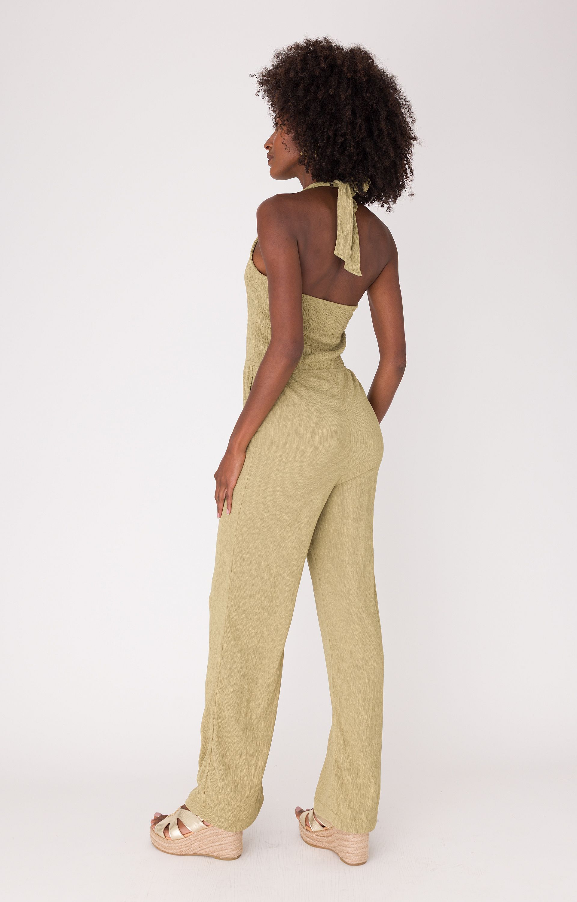 Jumpsuit met structuur