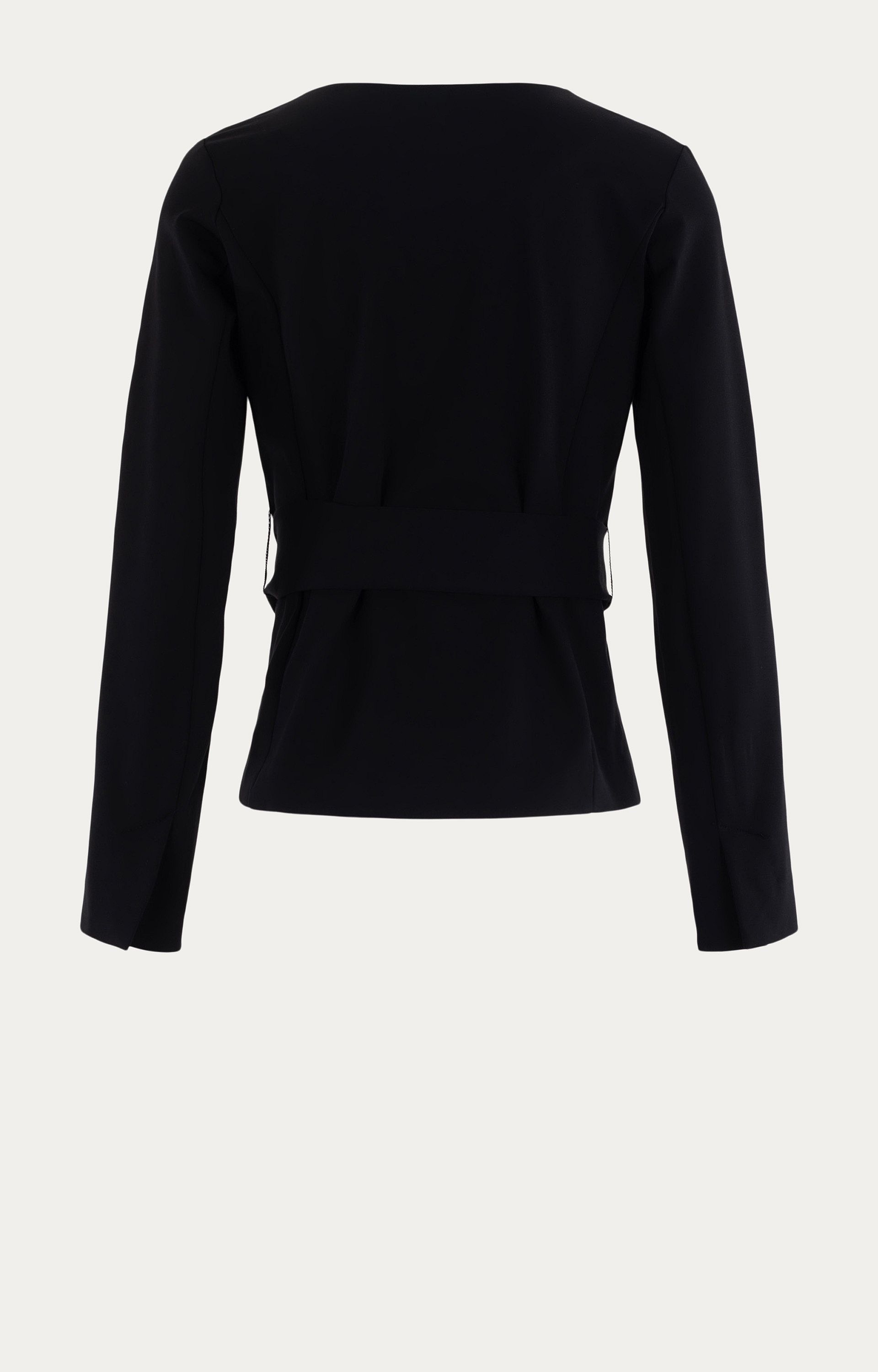 Shirt met wikkelceintuur Shirt met wikkelceintuur