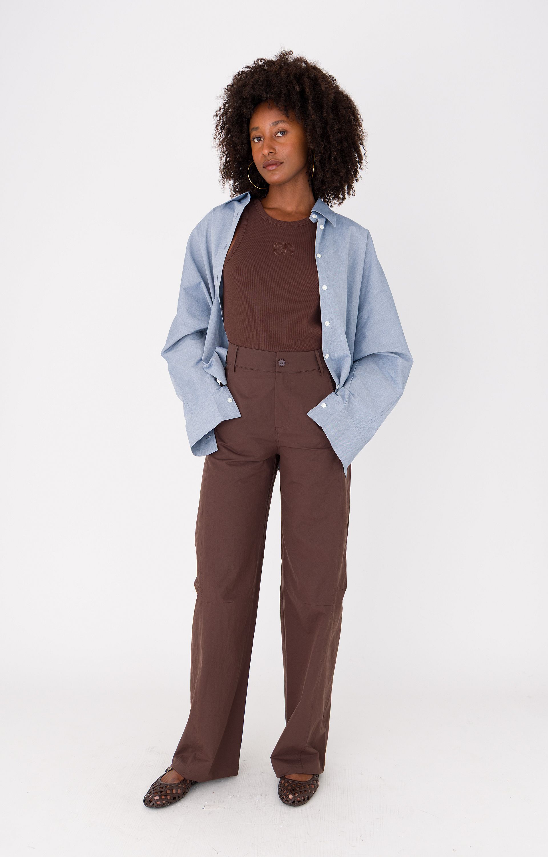 Blouse Pleated Sleeve