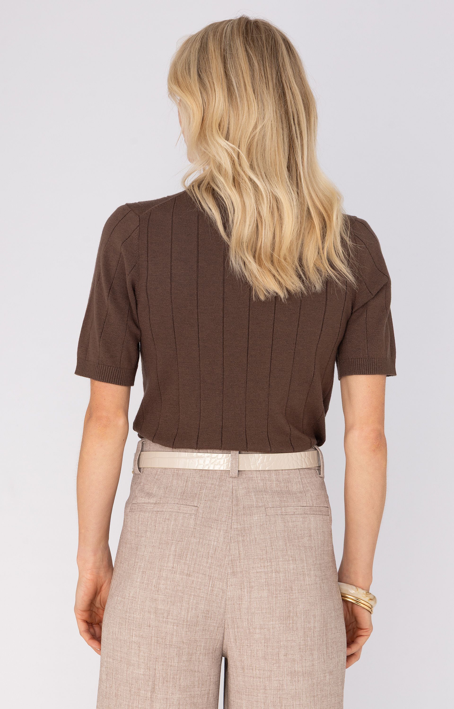 Pullover met korte mouwen