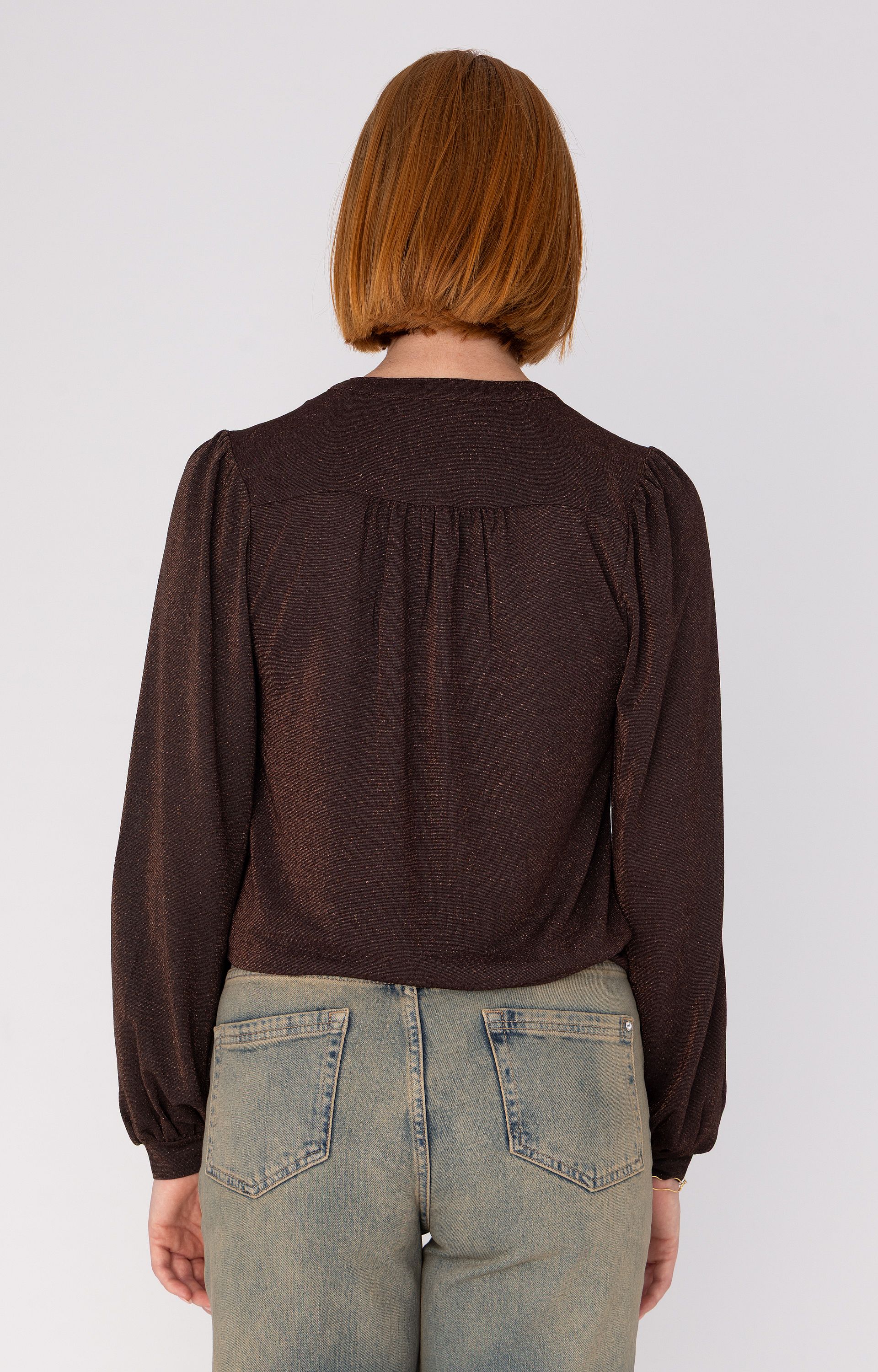 Blouse met glitter 