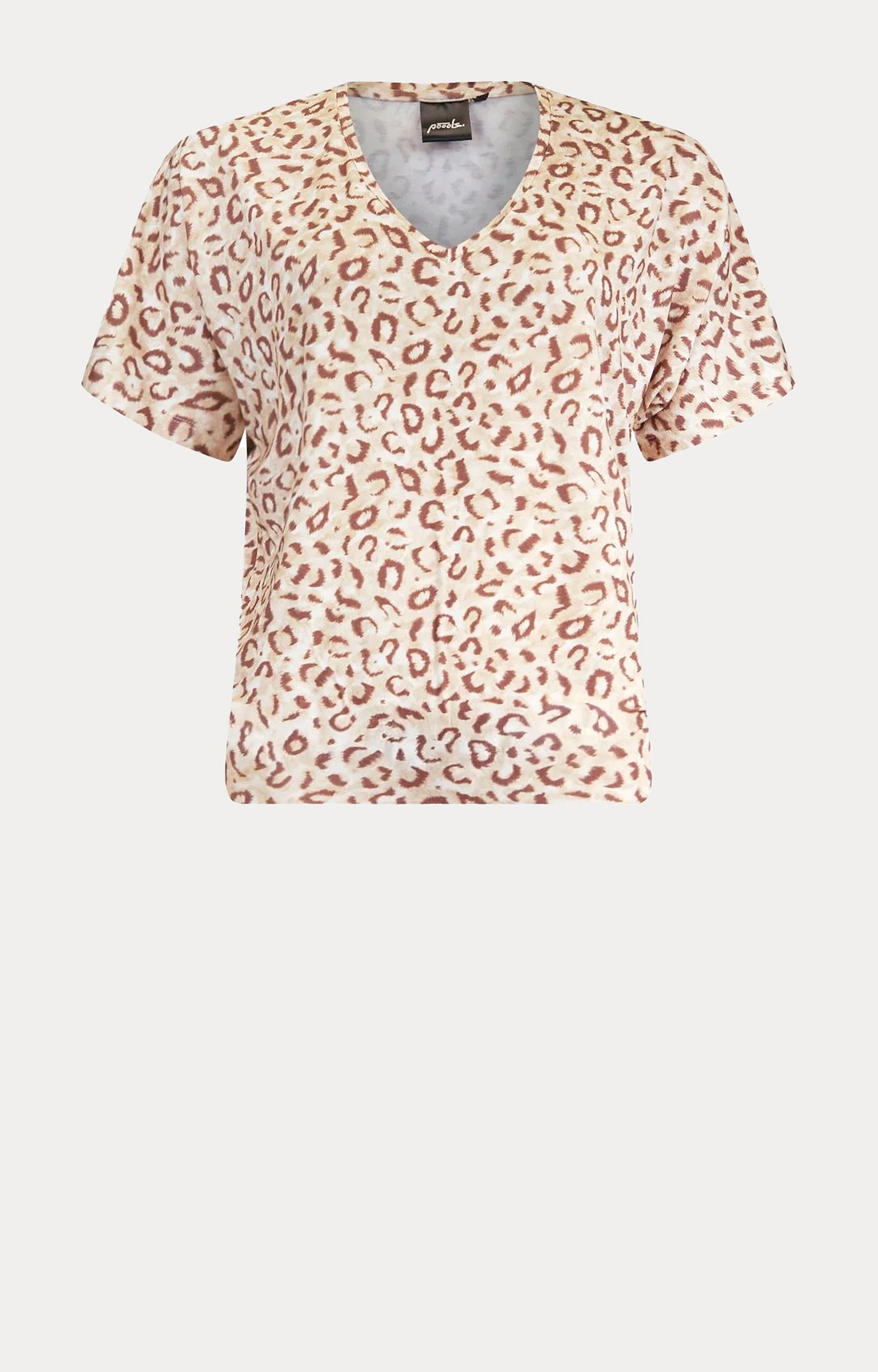 T-shirt met panterprint