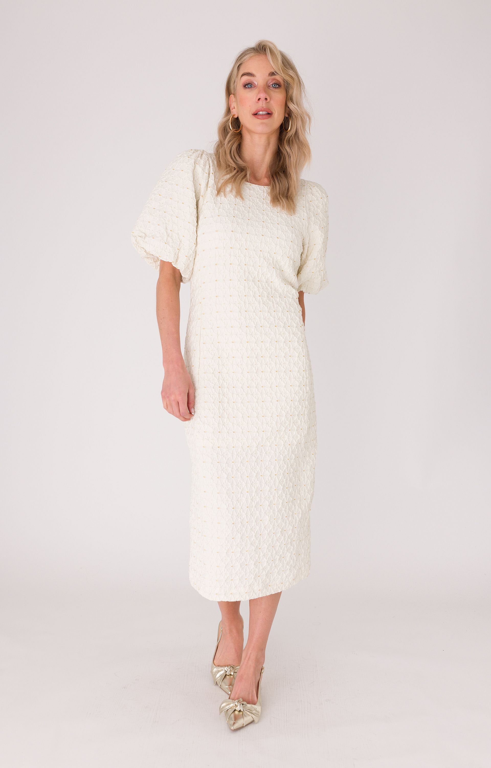 Jurk met jacquard
