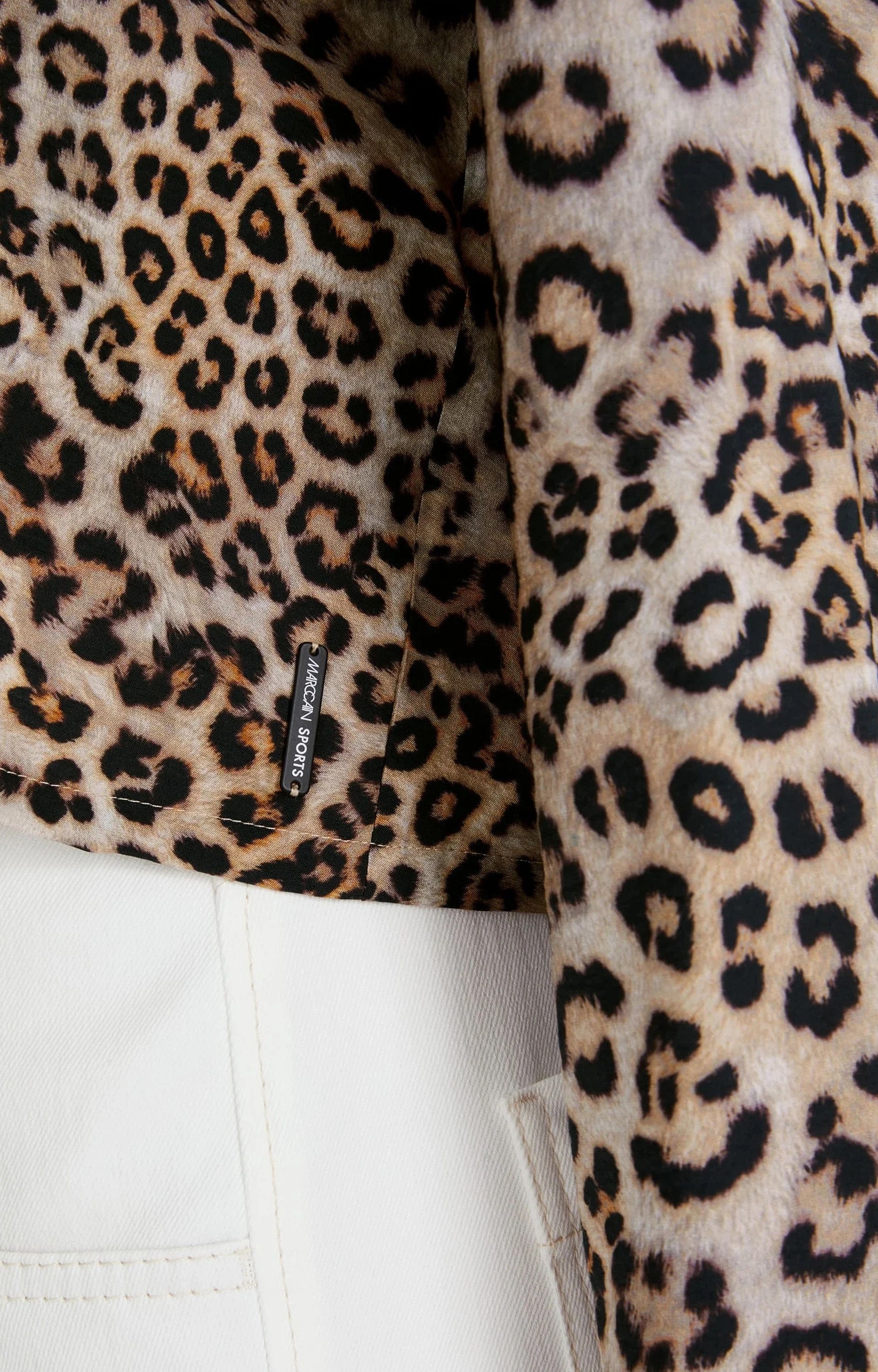 Blouse met luipaardprint