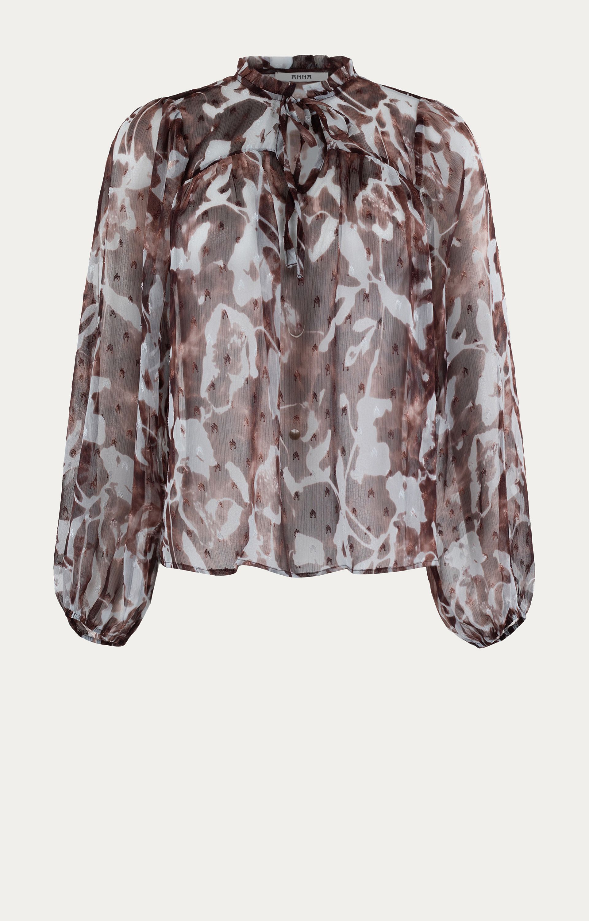 Blouse met dessin 
