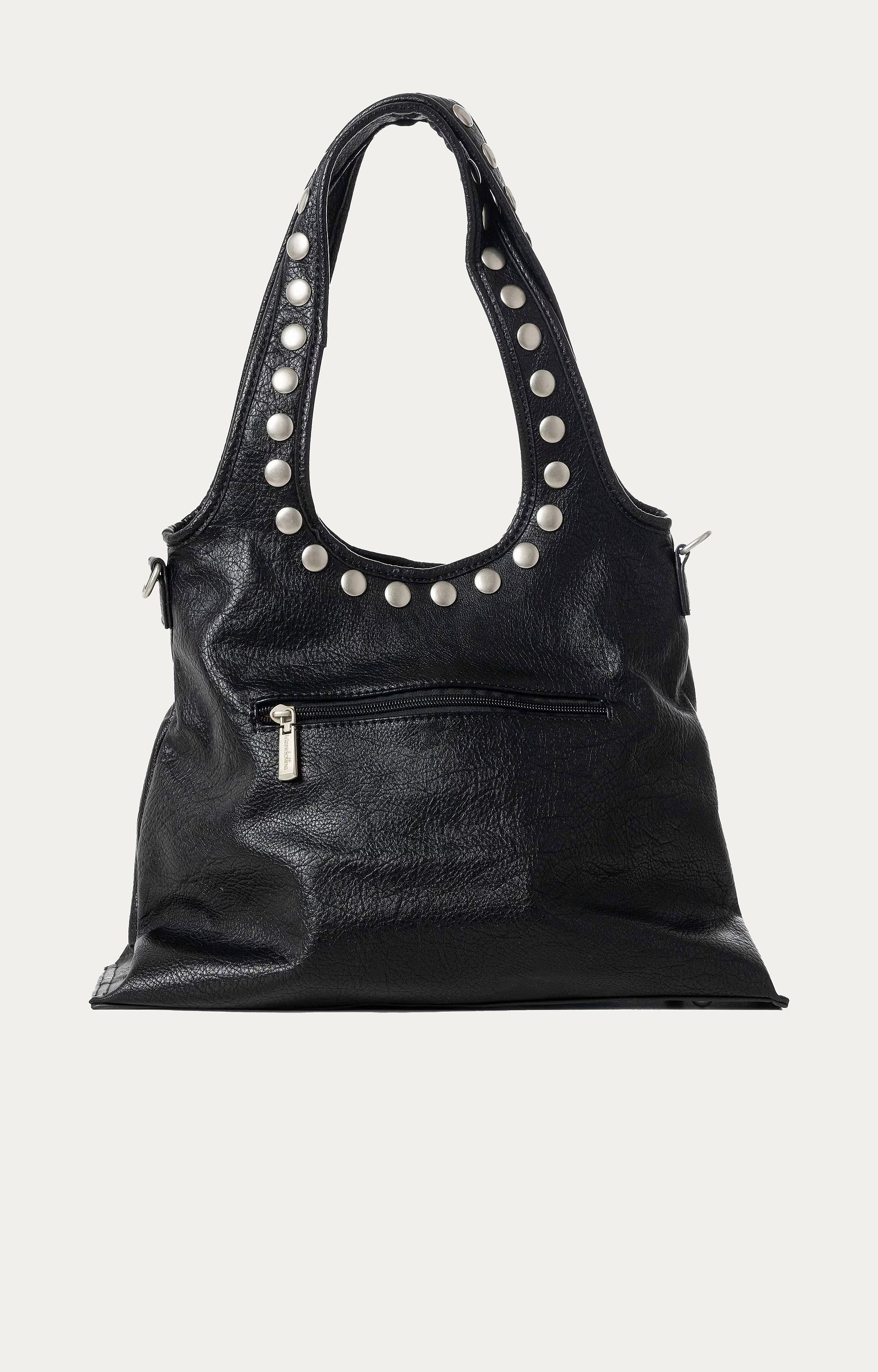 Tas zwart met studs