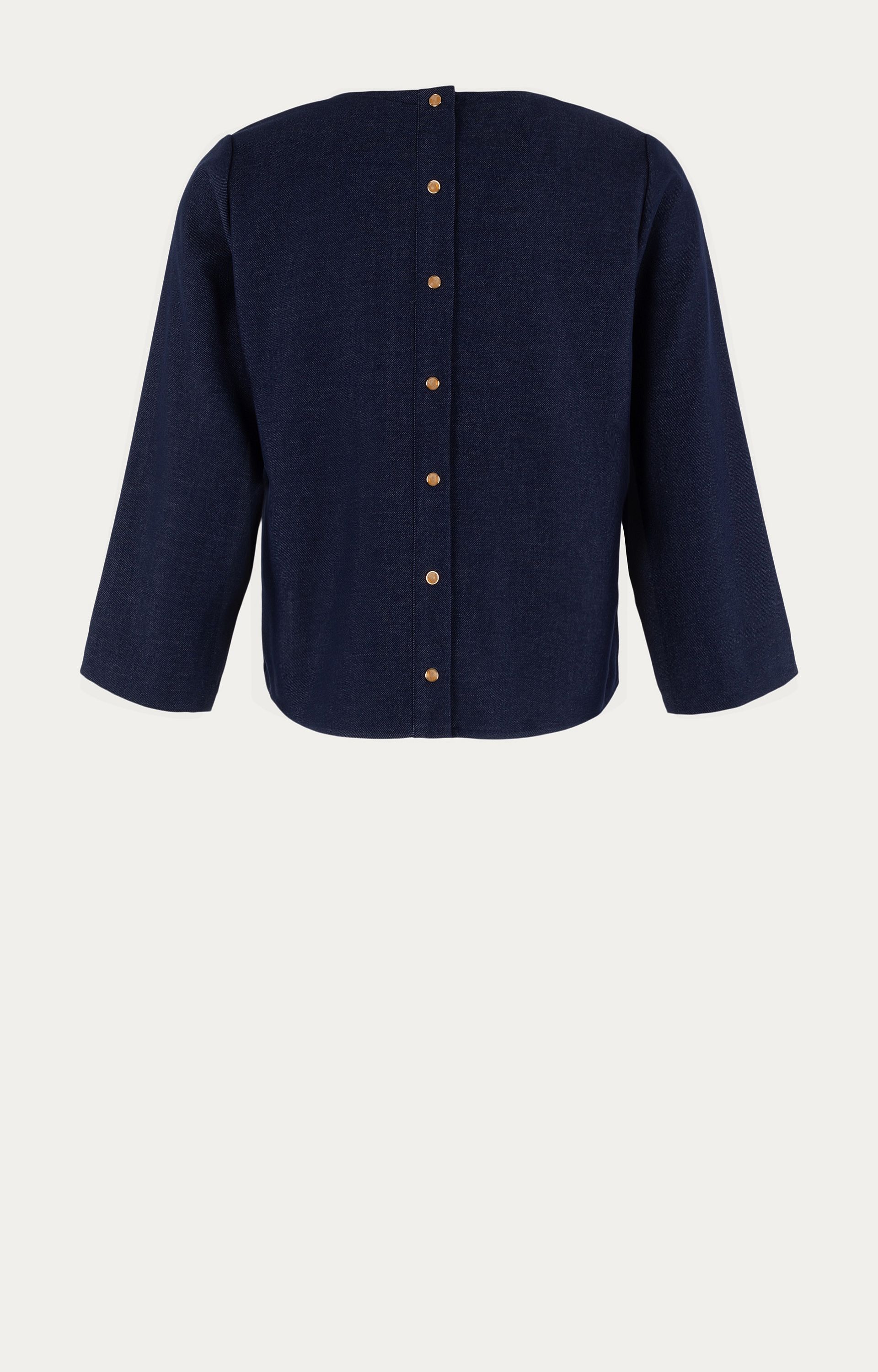 Top met rugsluiting 