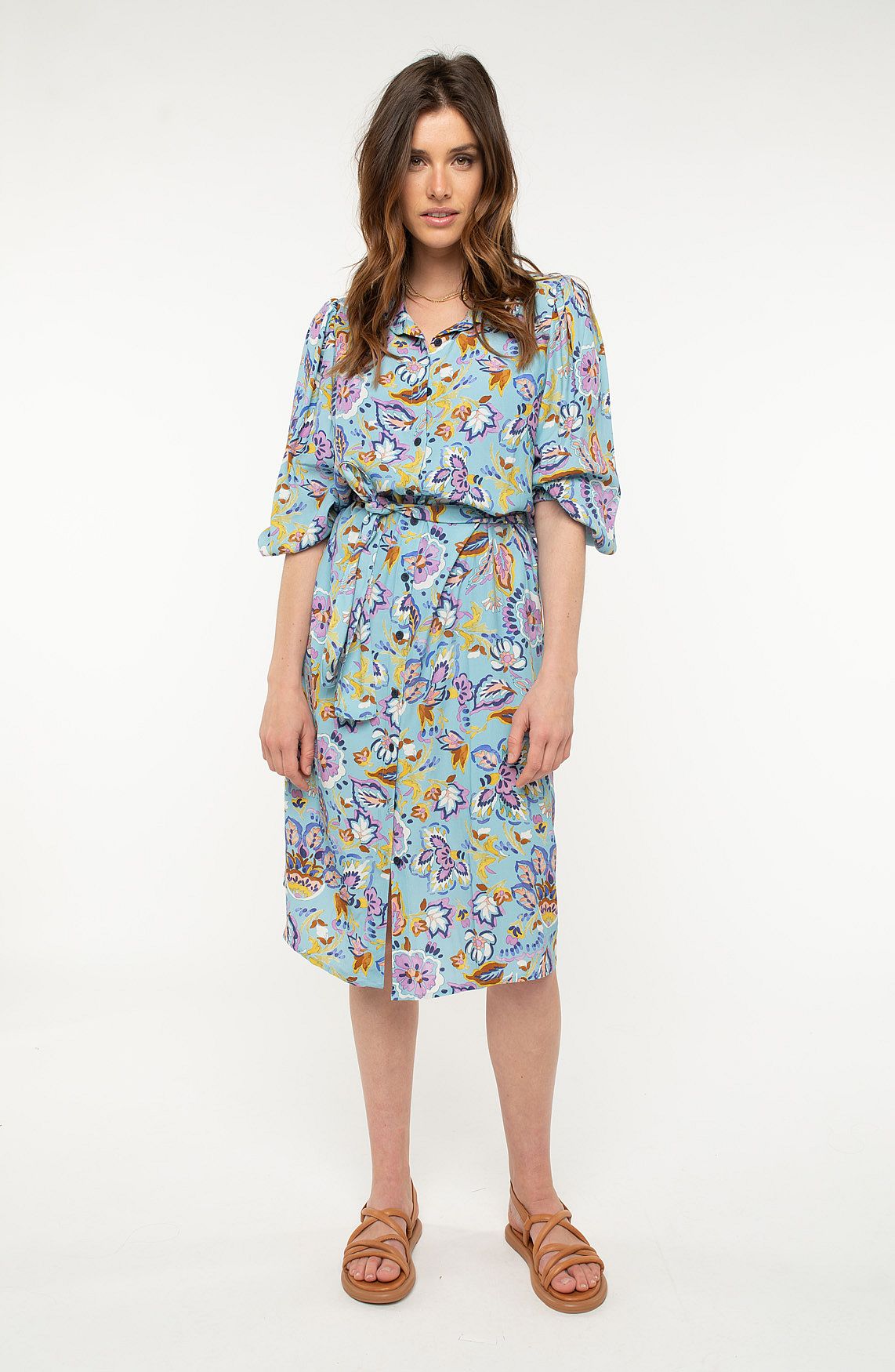 Jurk met floral print