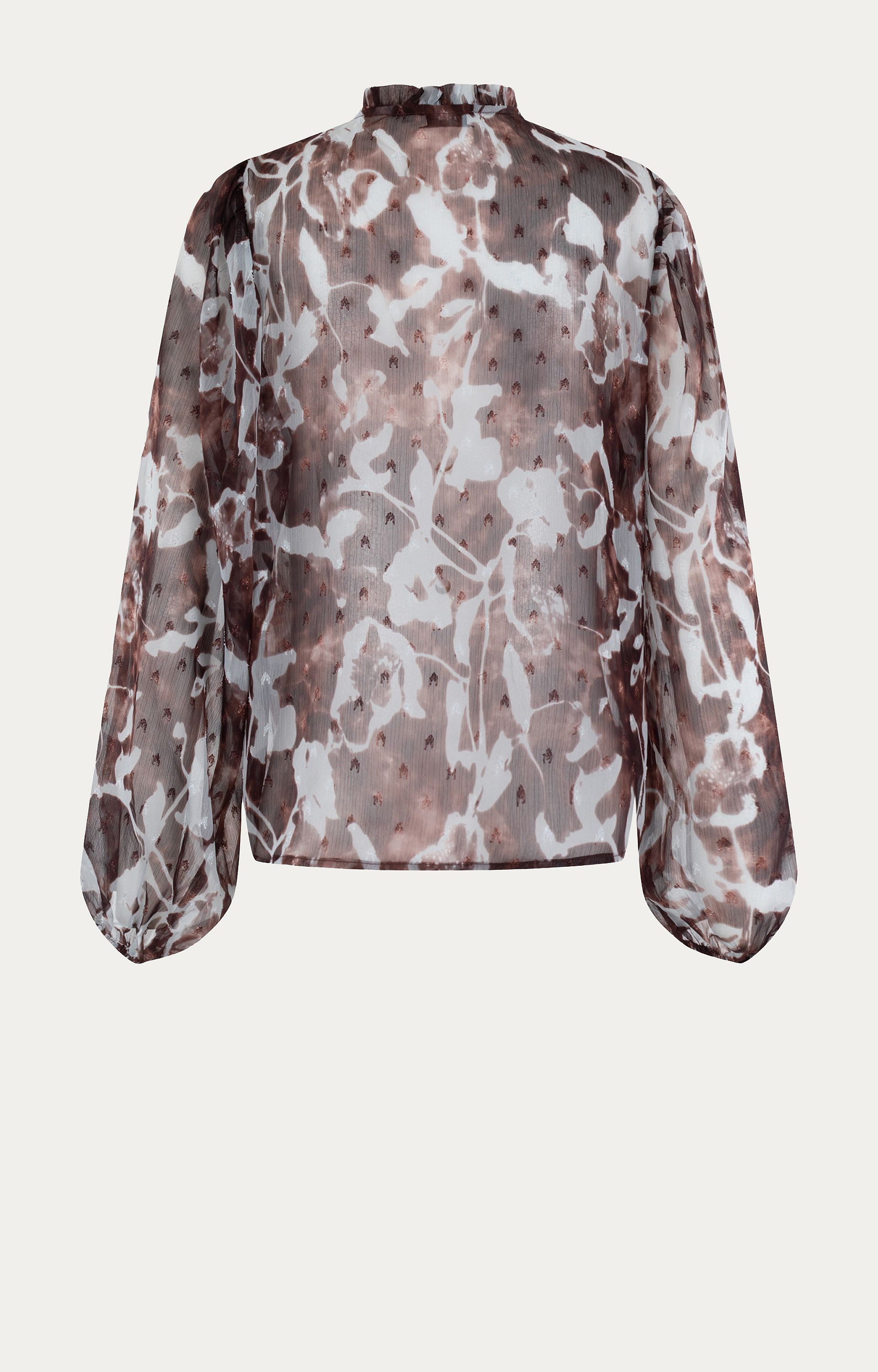 Blouse met dessin 