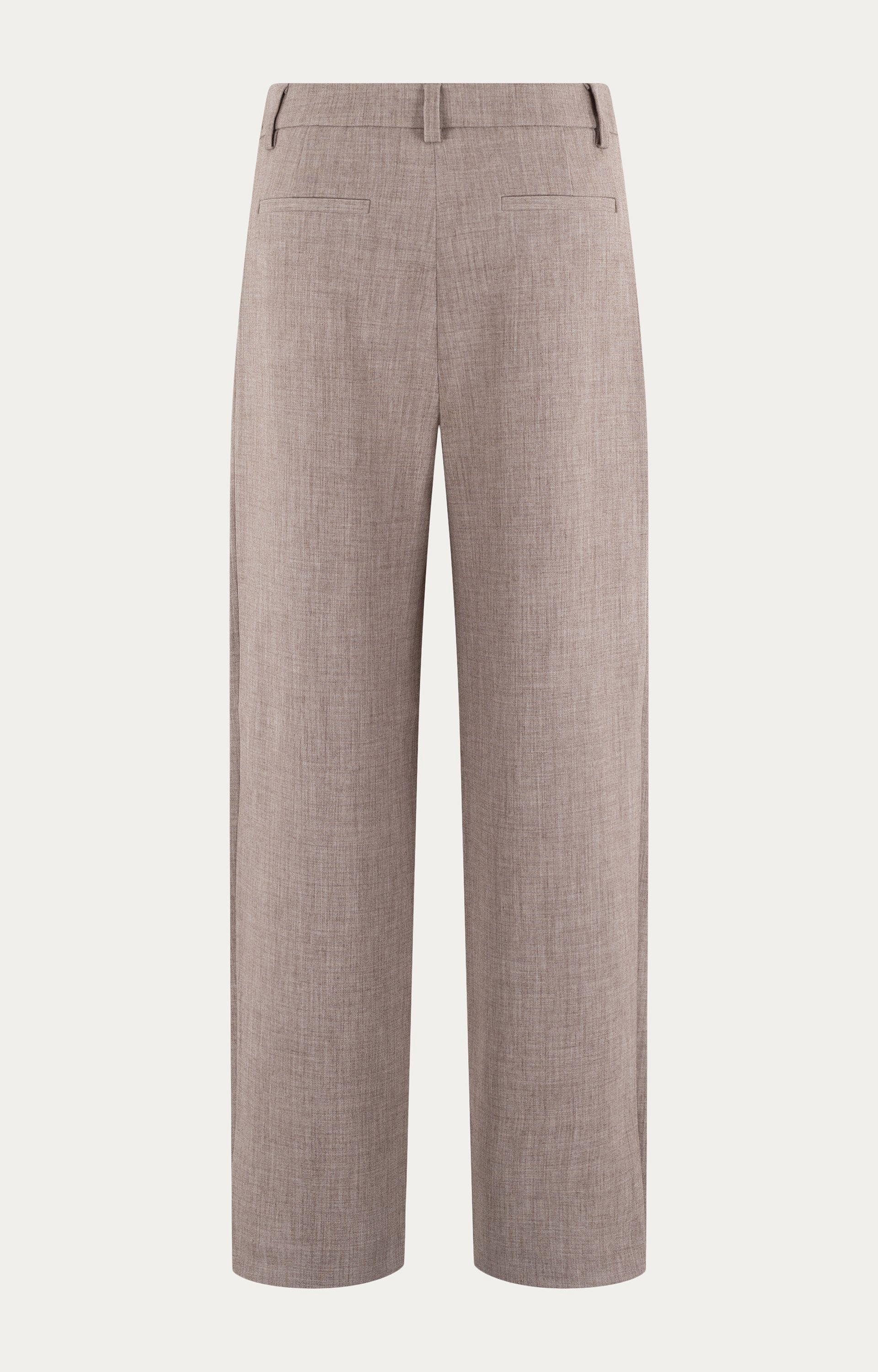 Broek met structuur 