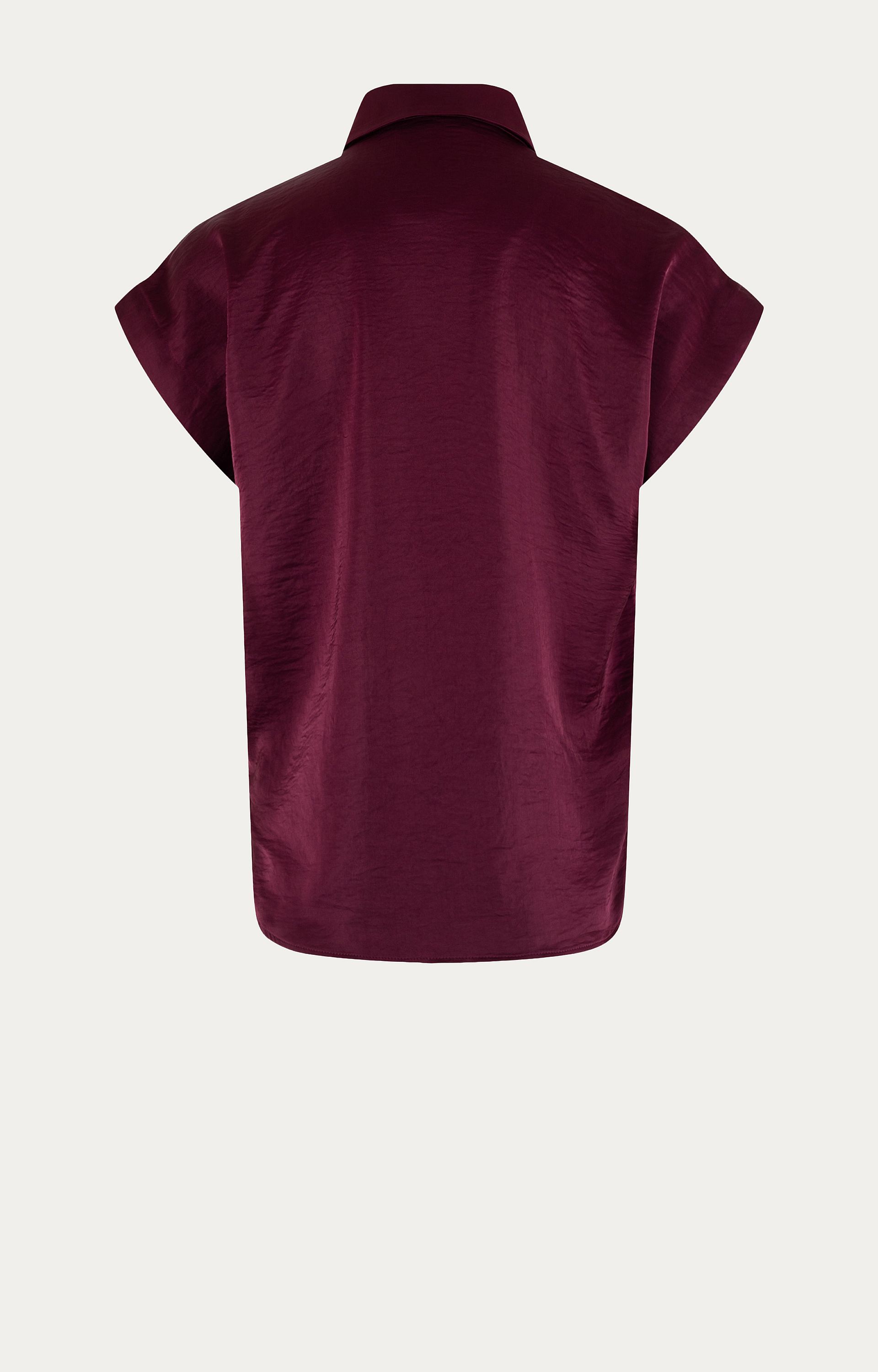 Blouse met satijnlook 
