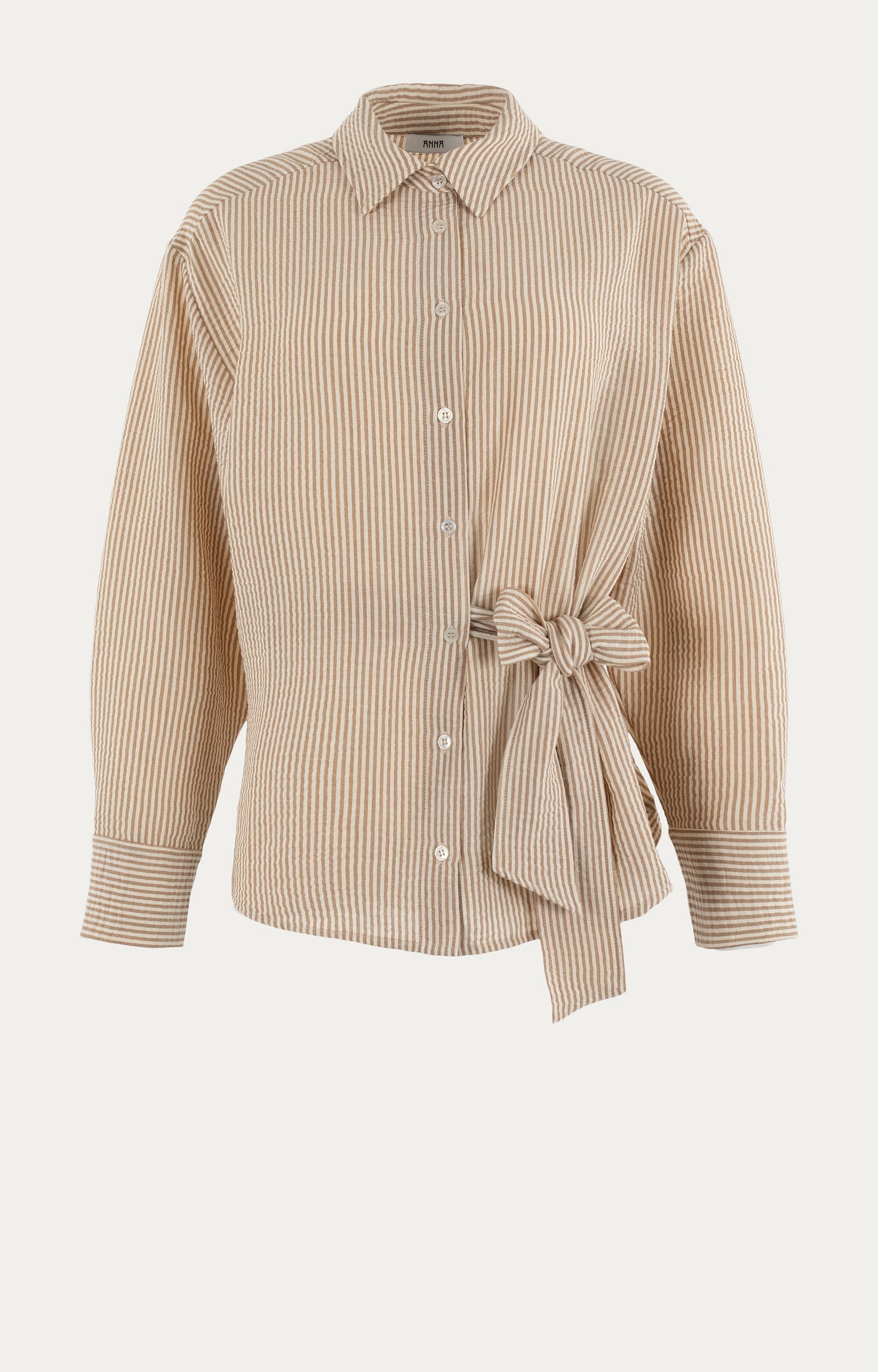 Blouse met strikdetail