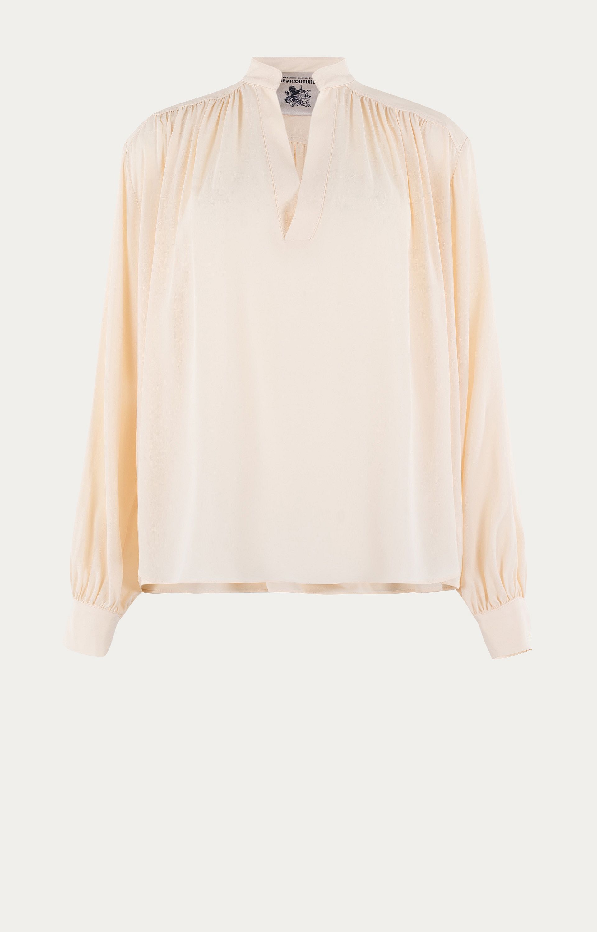 Soepelvallende blouse