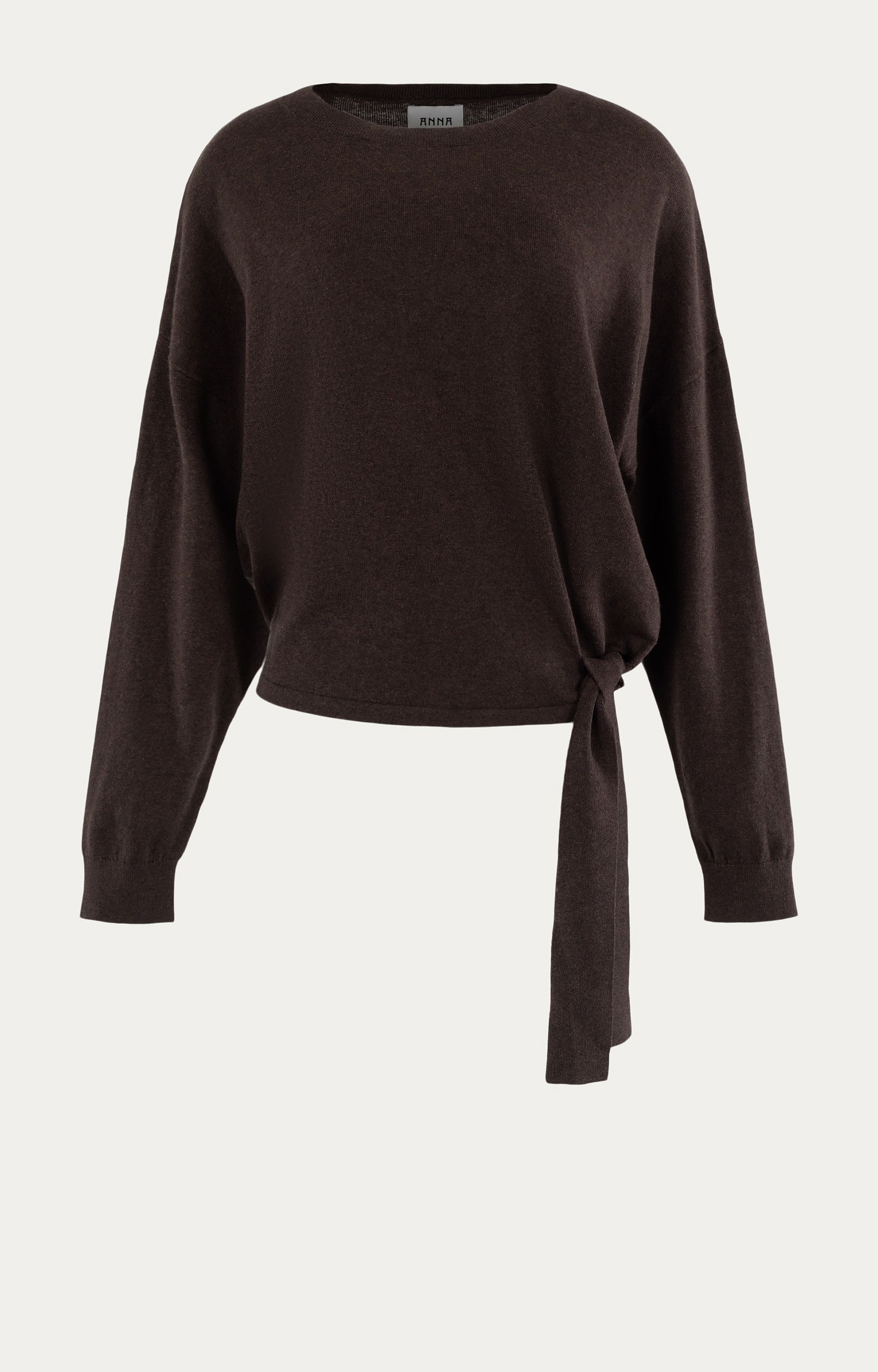 Pullover met strikdetail
