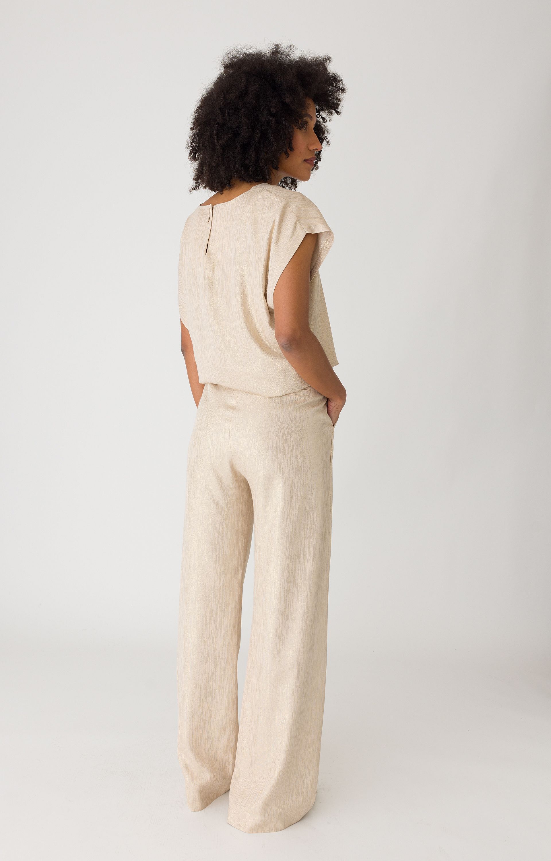 Broek met lurex