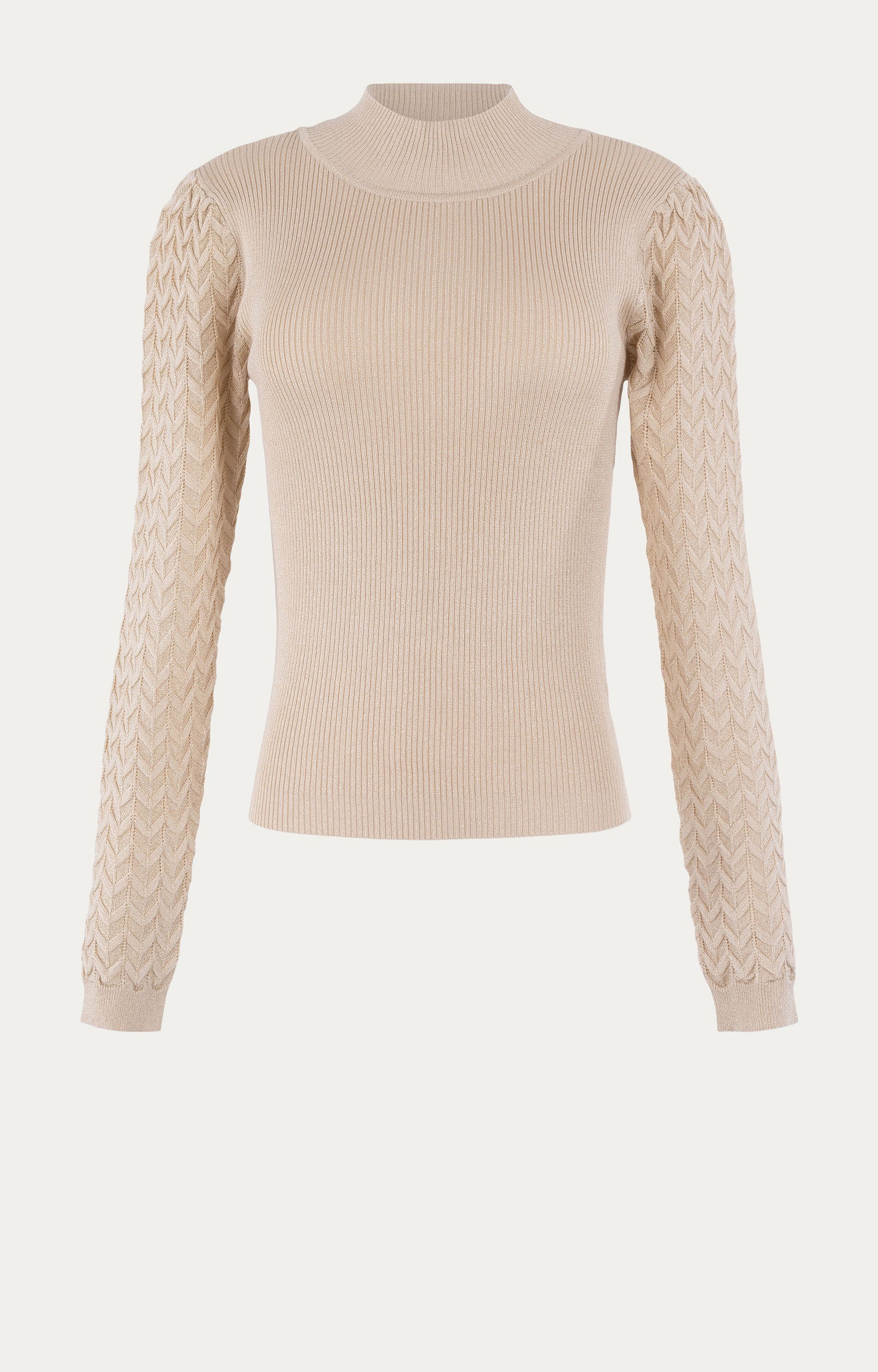 Pullover met glitter 
