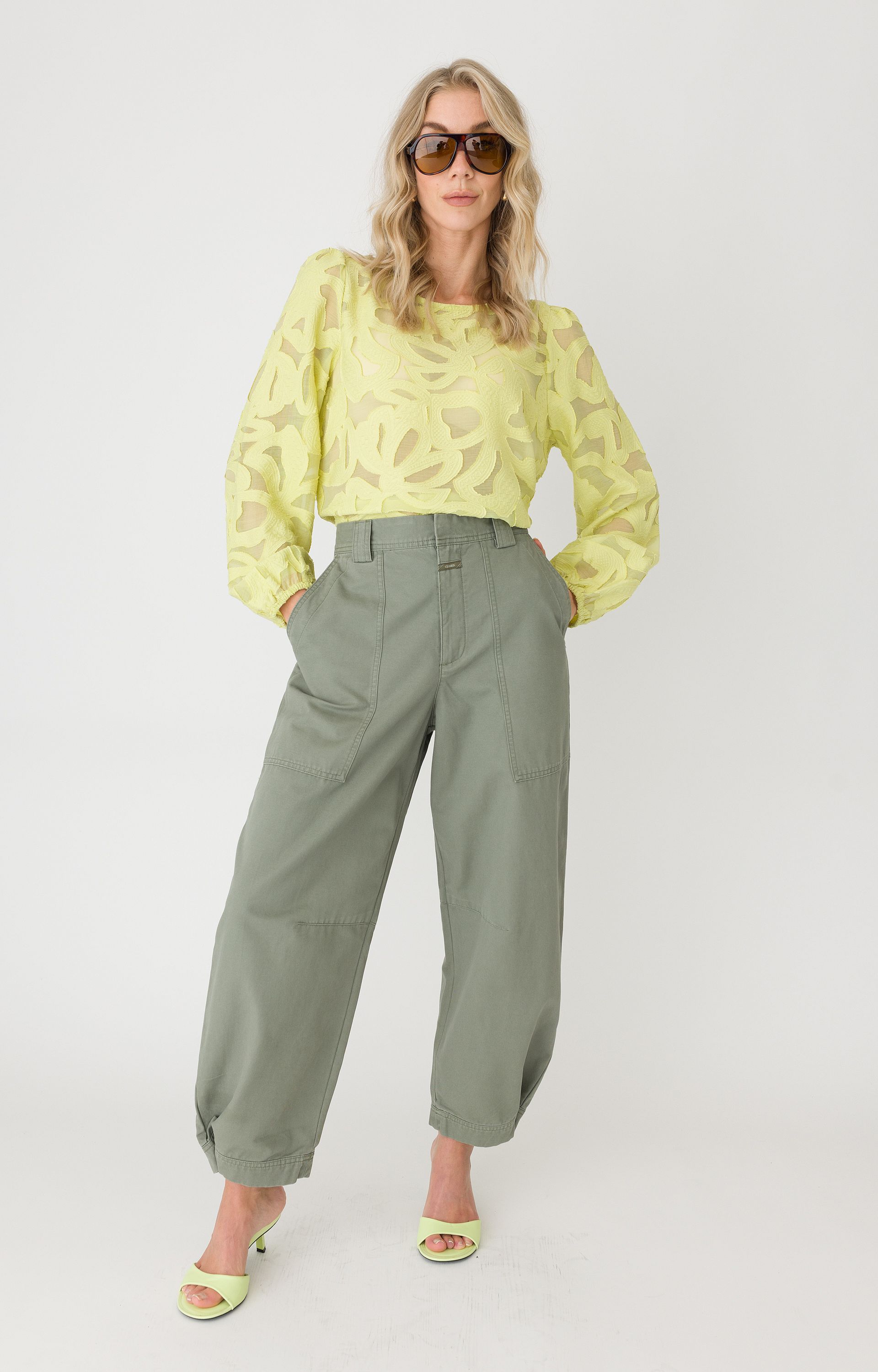 Blouse met structuur