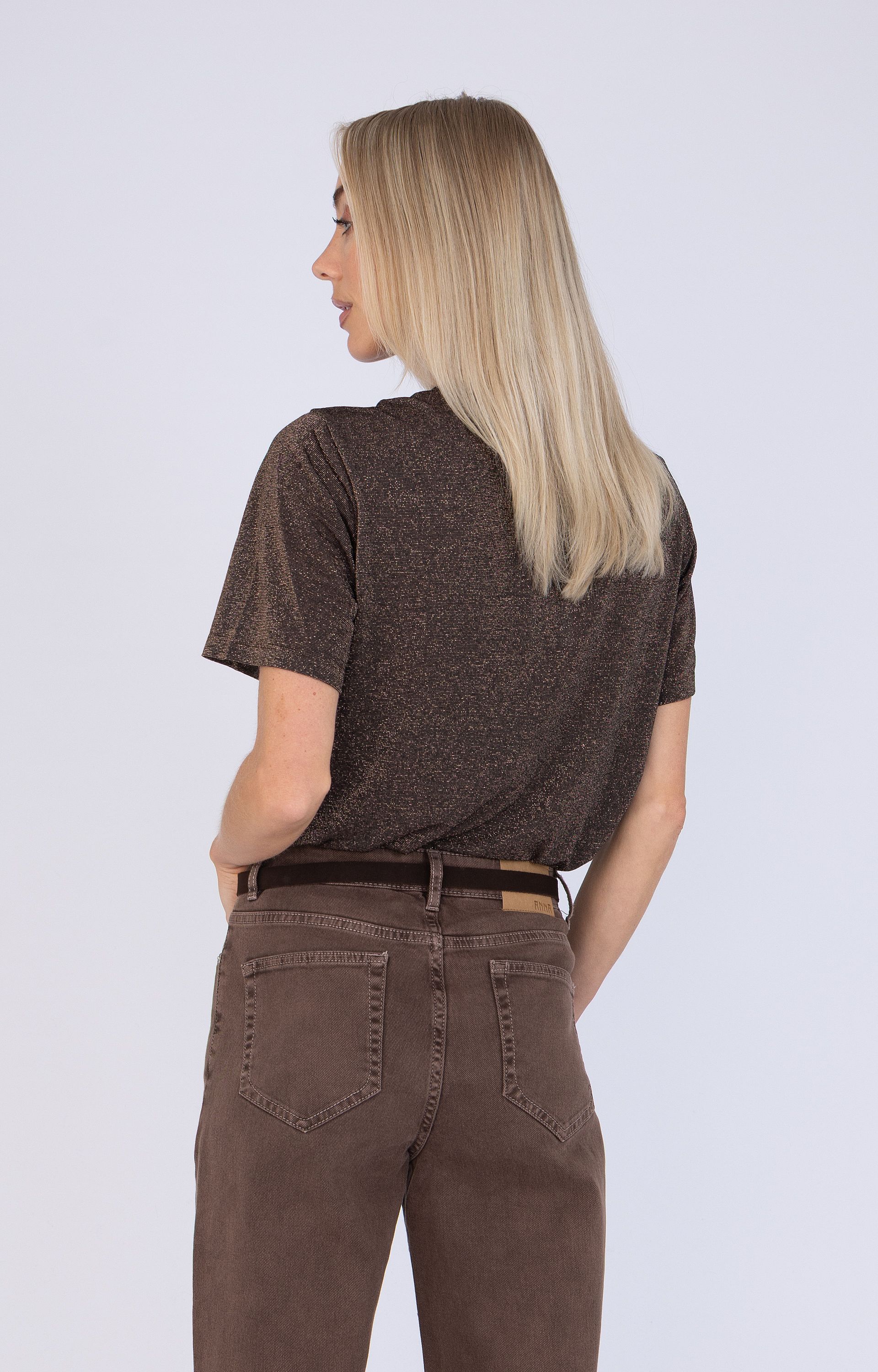 Shirt met lurex