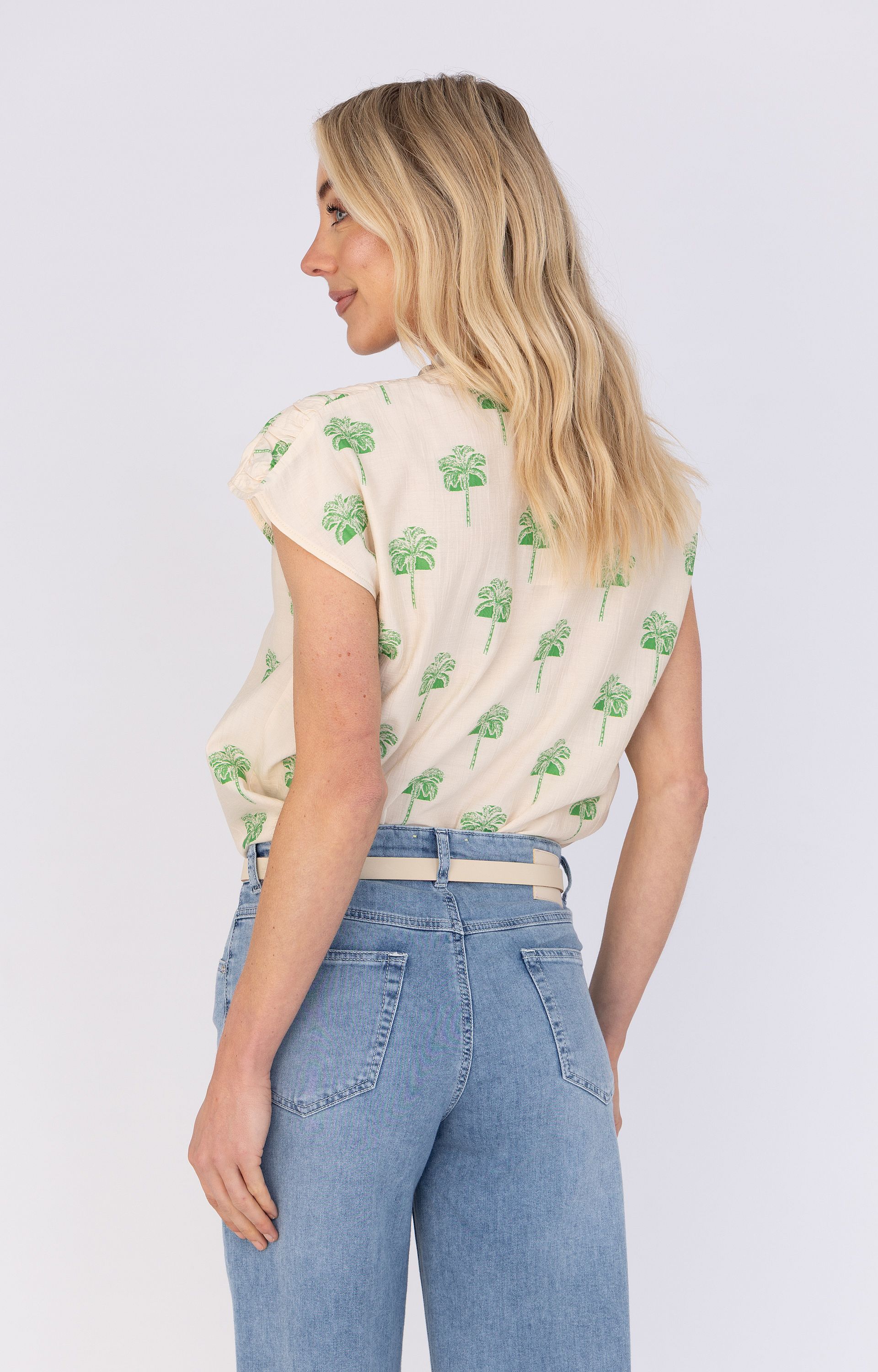 Blouse met dessin 