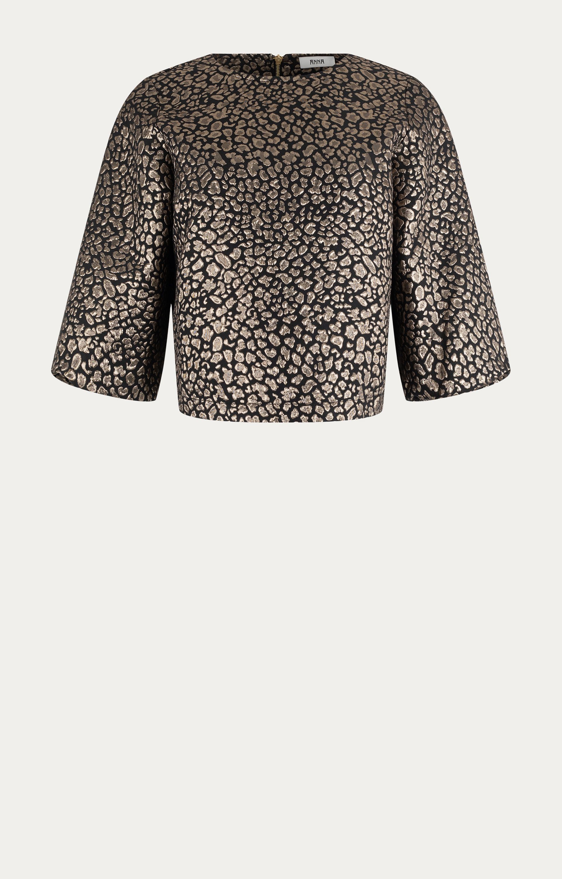 Blousetop met lurex