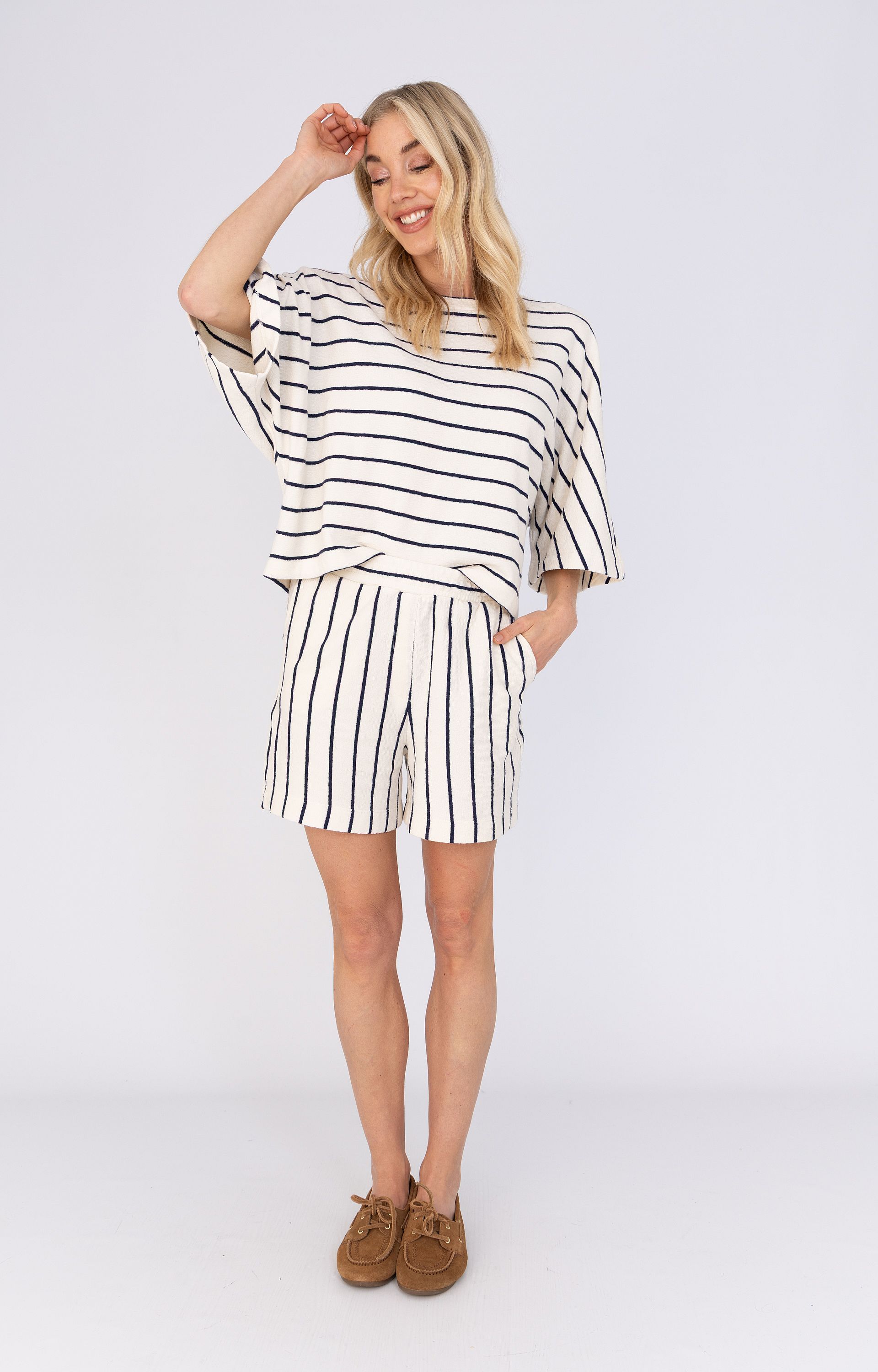 Short met strepen
