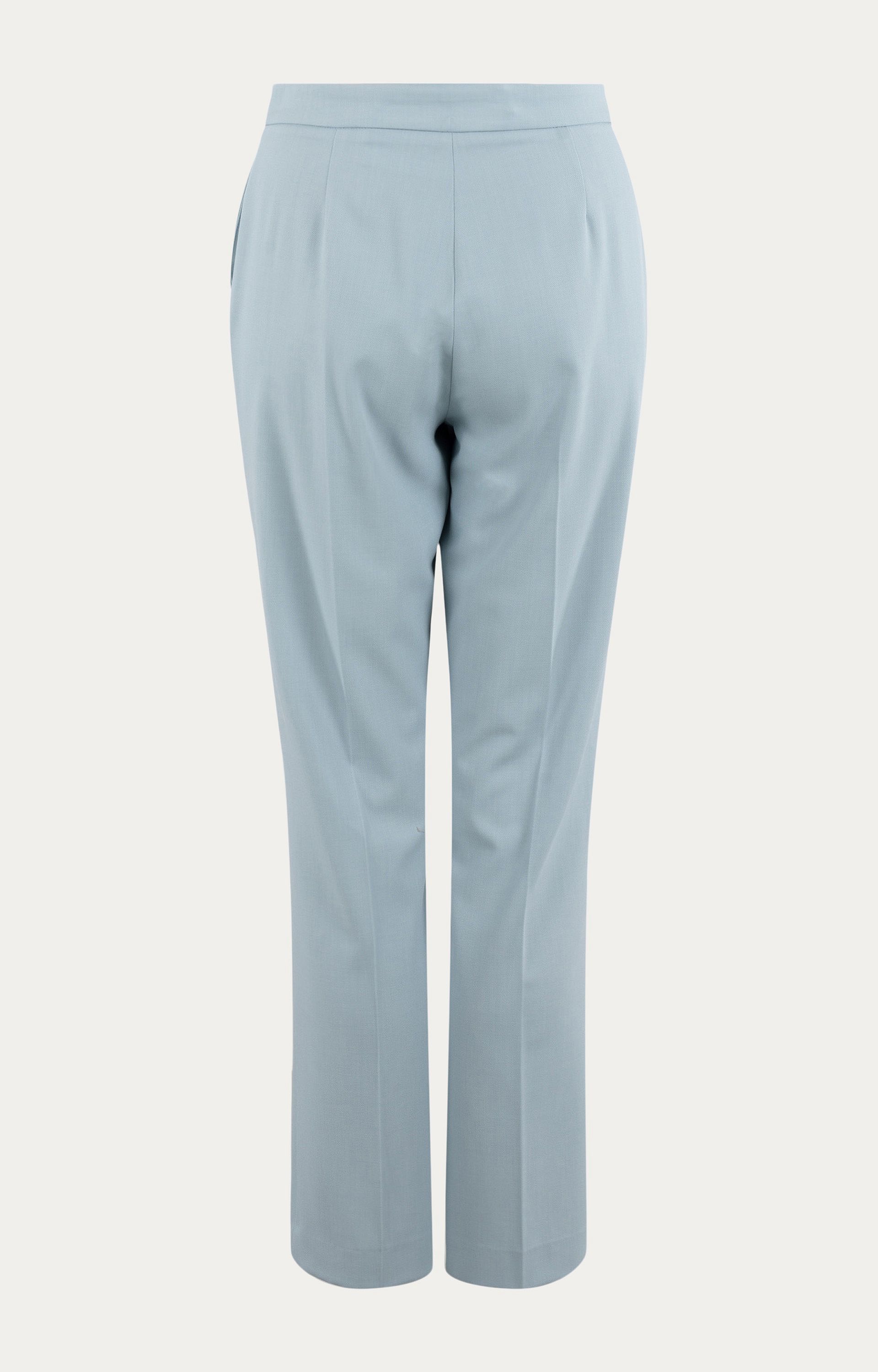 Broek met vouw