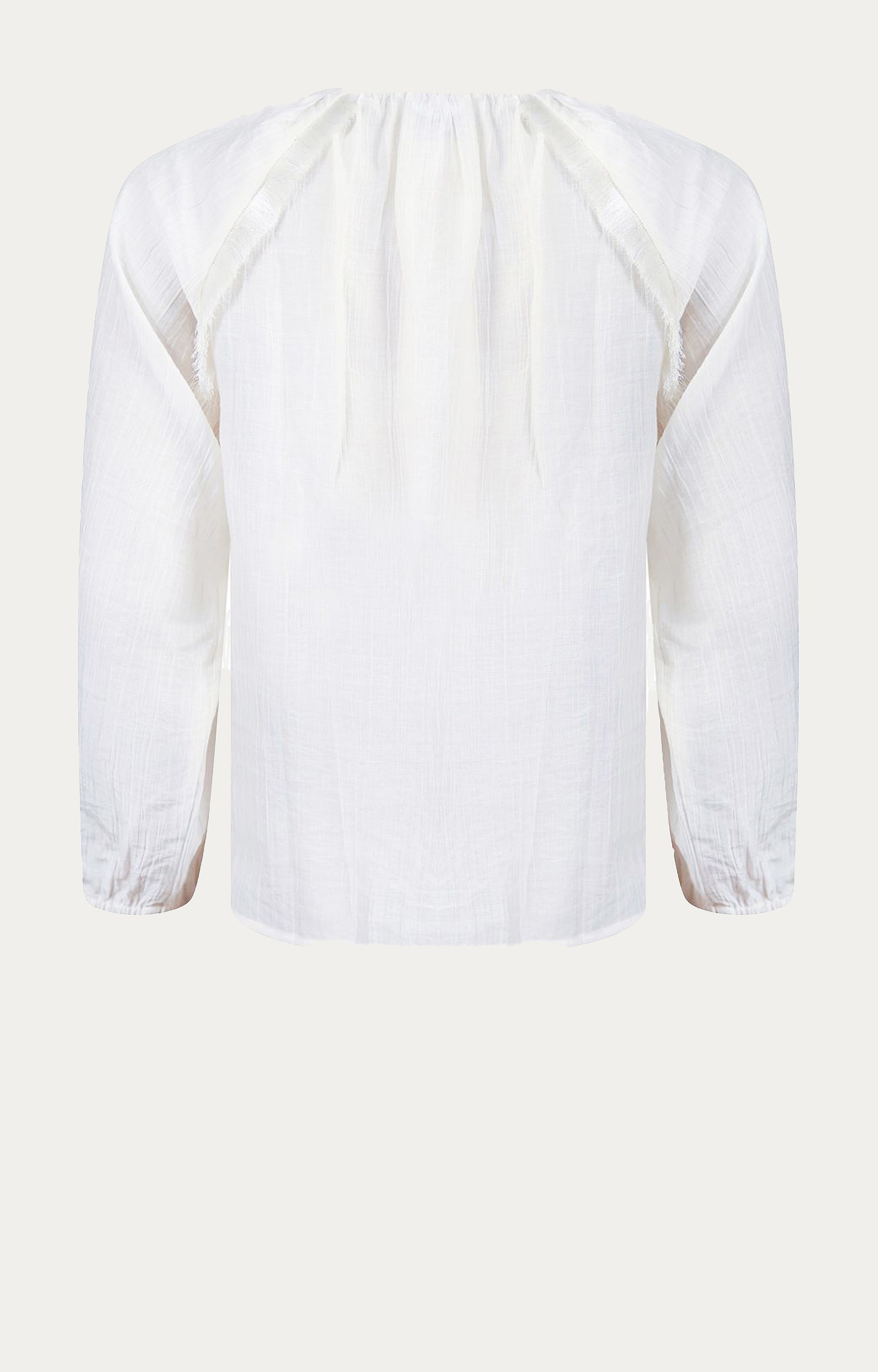 Blouse franje