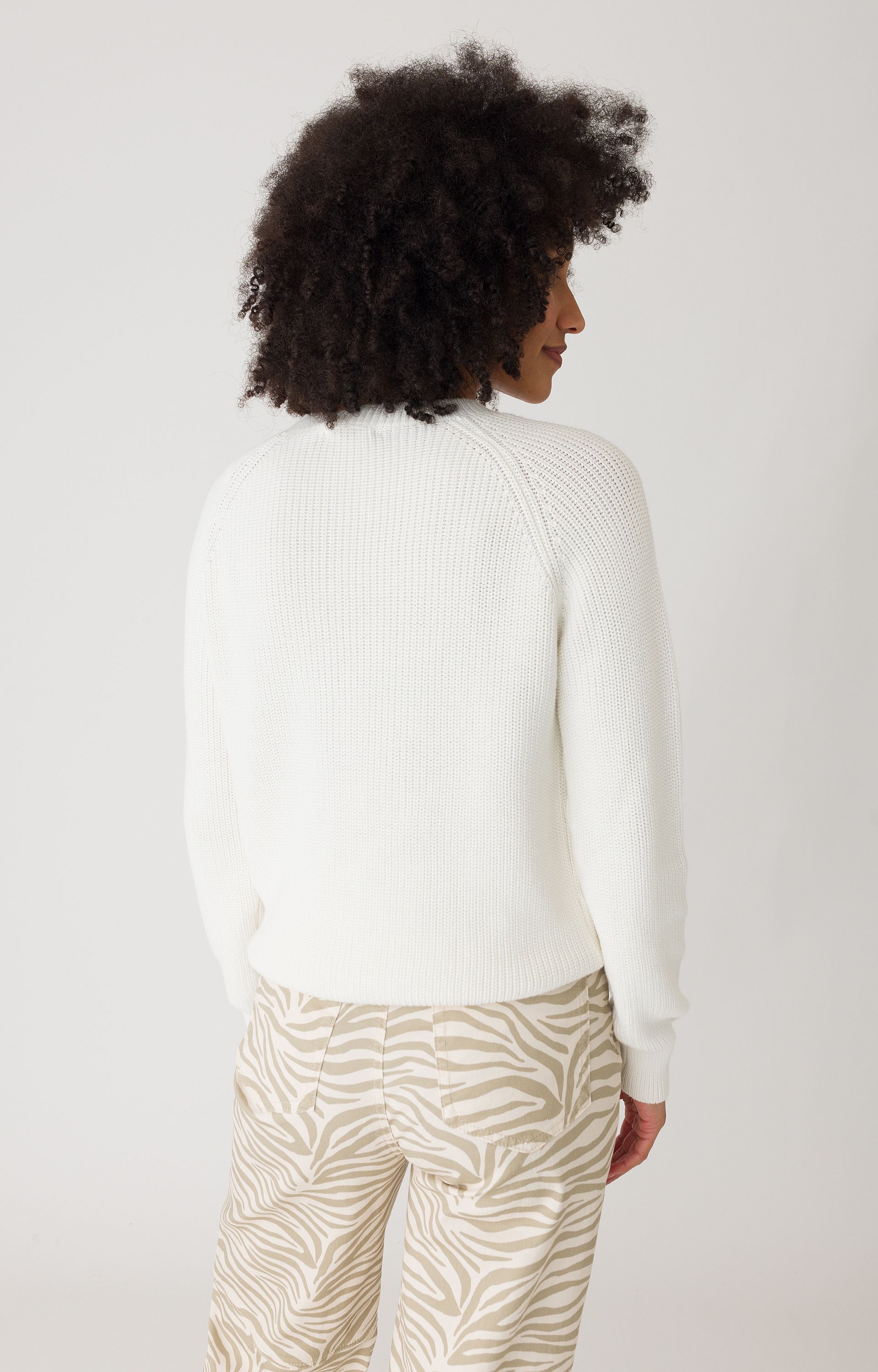 Pullover met knopen