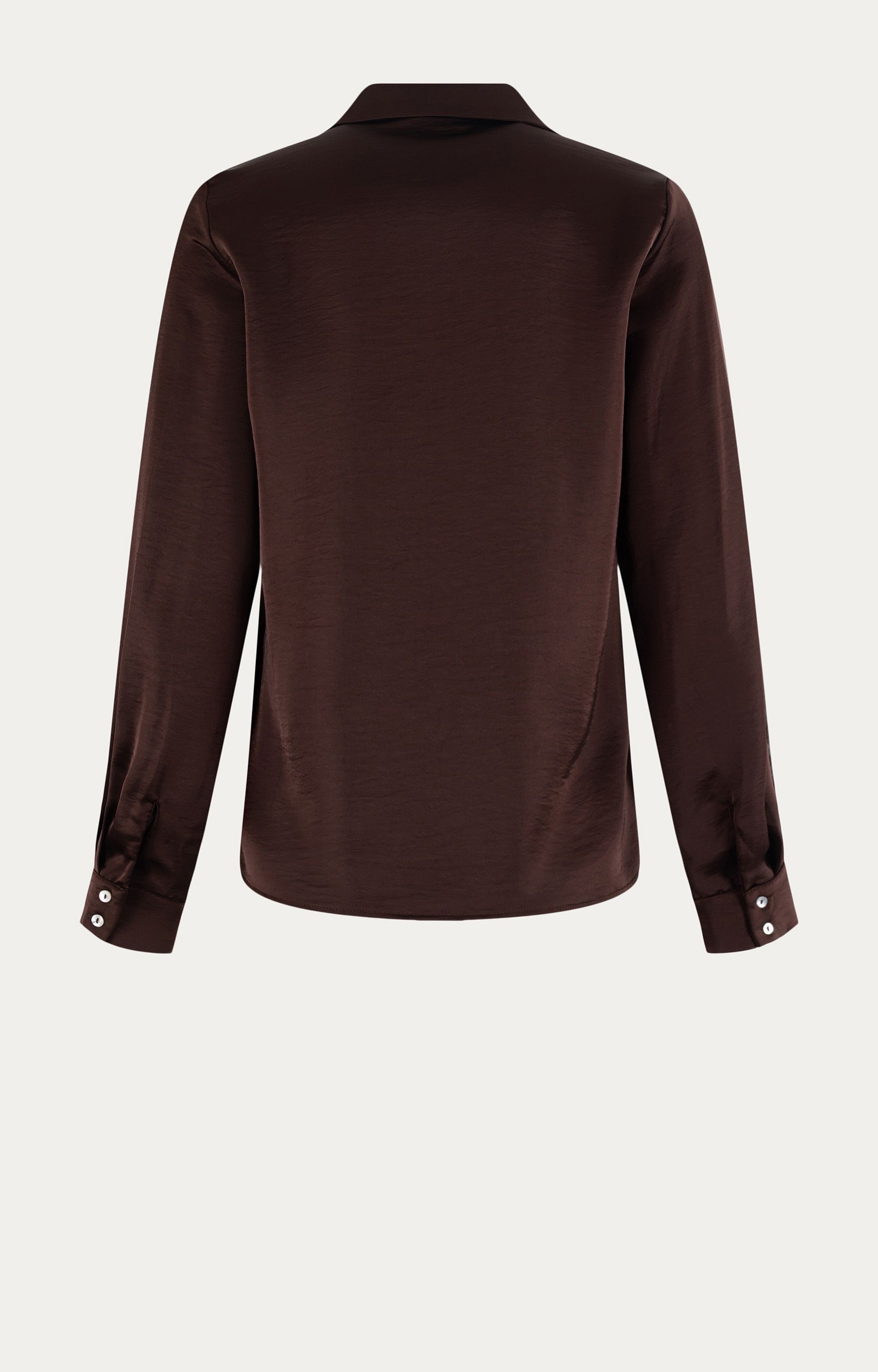 Blouse met satijnlook