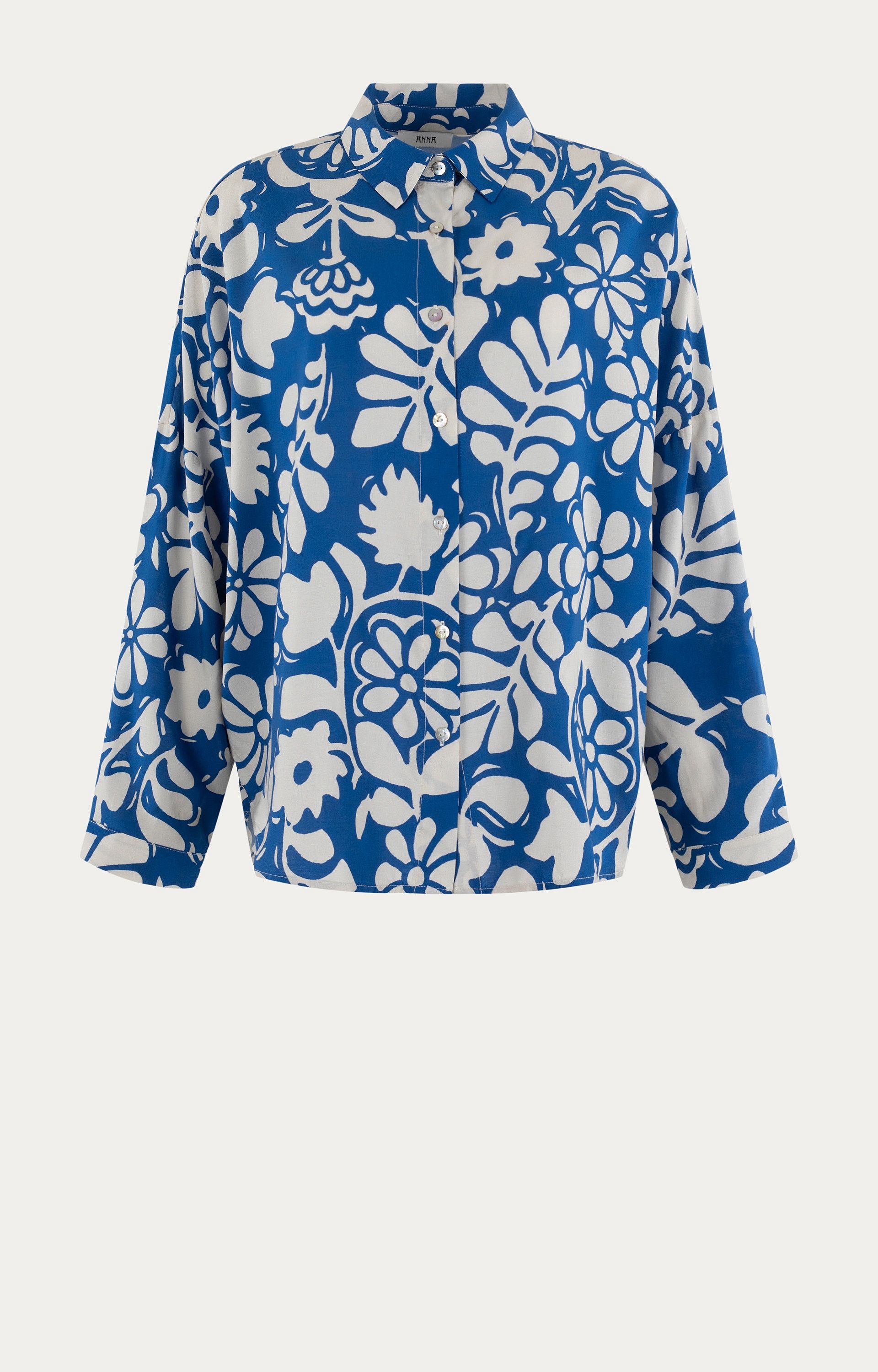Blouse met bloemenprint