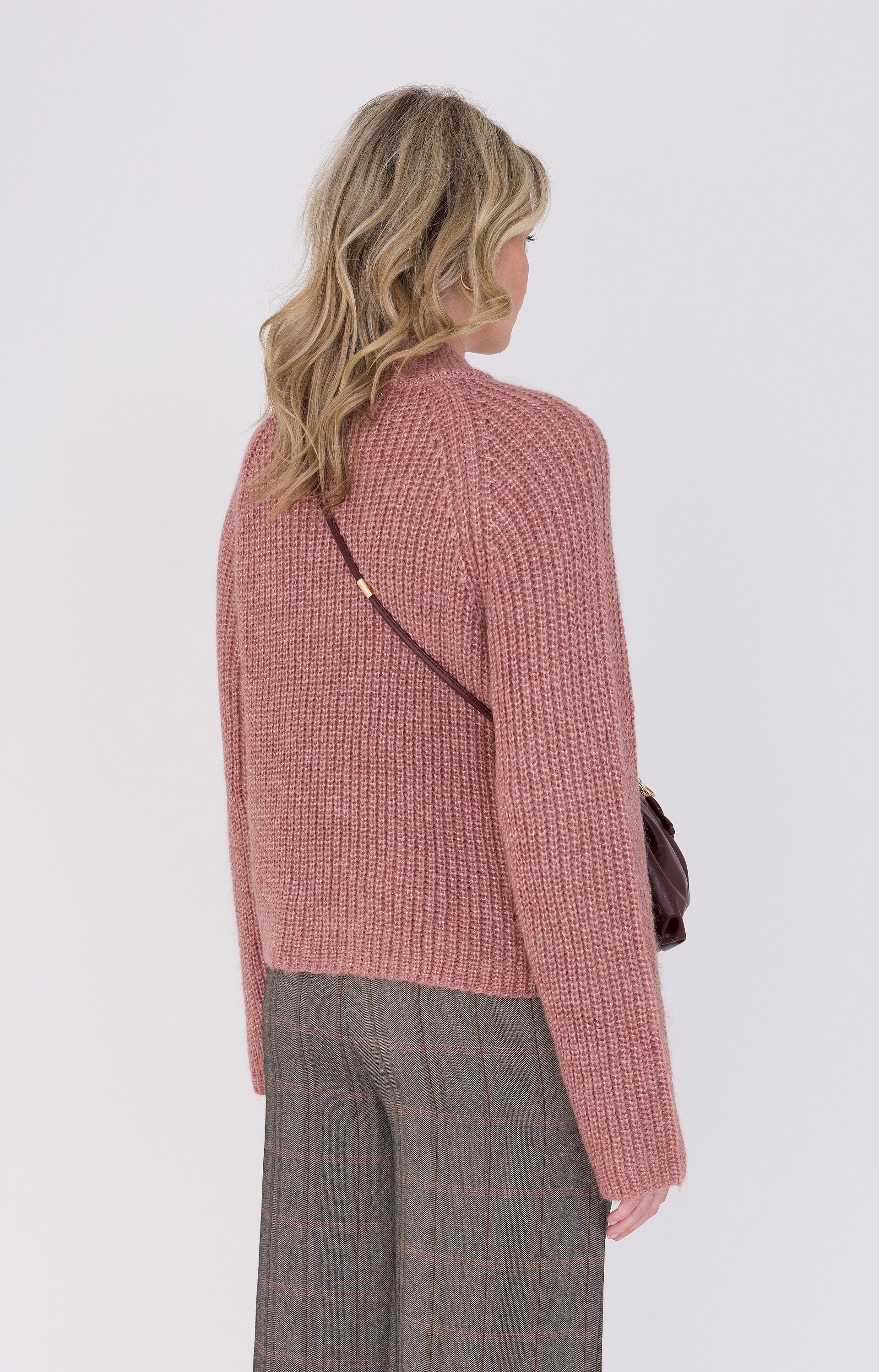 Trui met ribstructuur