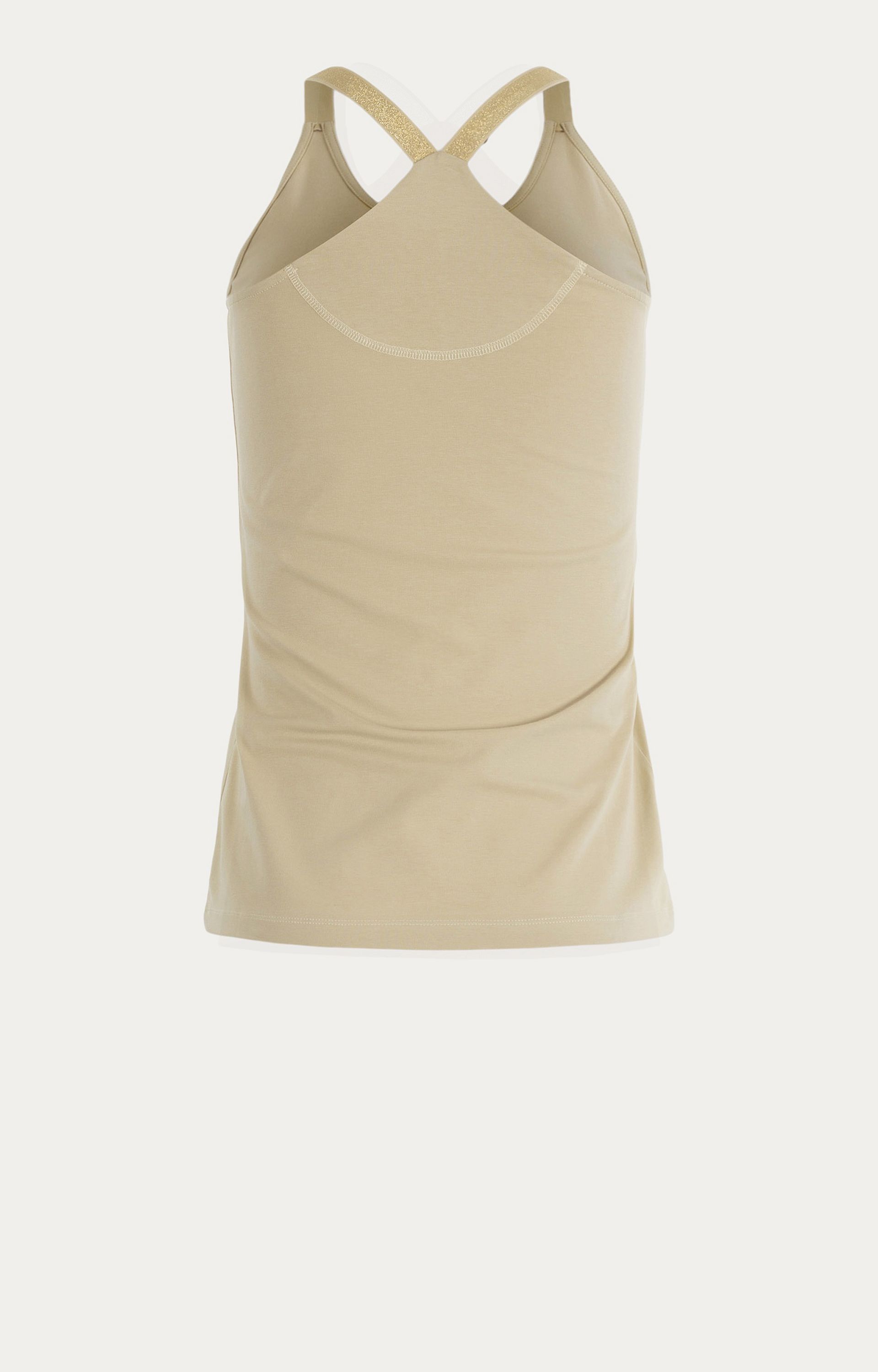Top met lurexbandjes