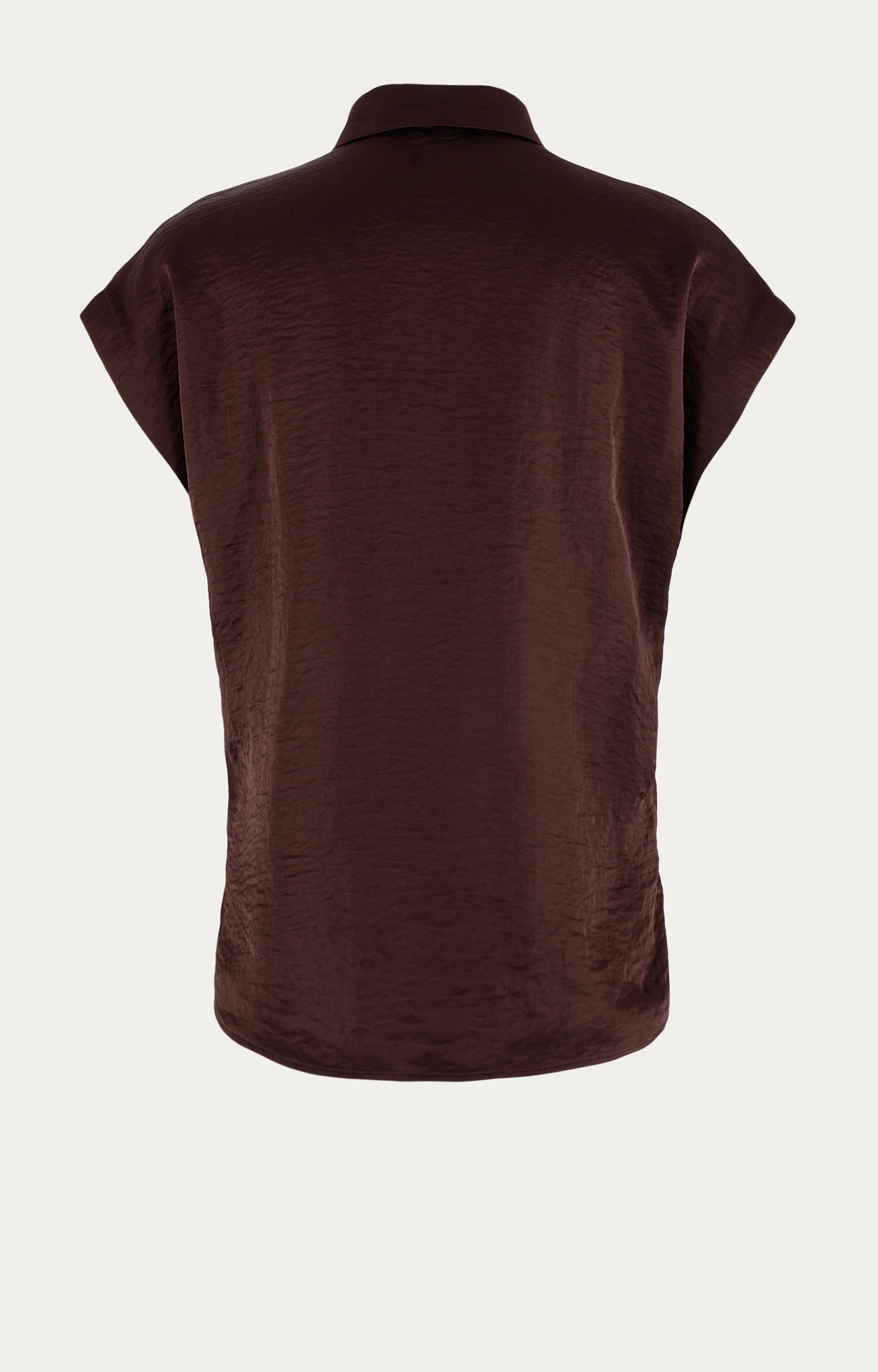 Blouse met satijnlook