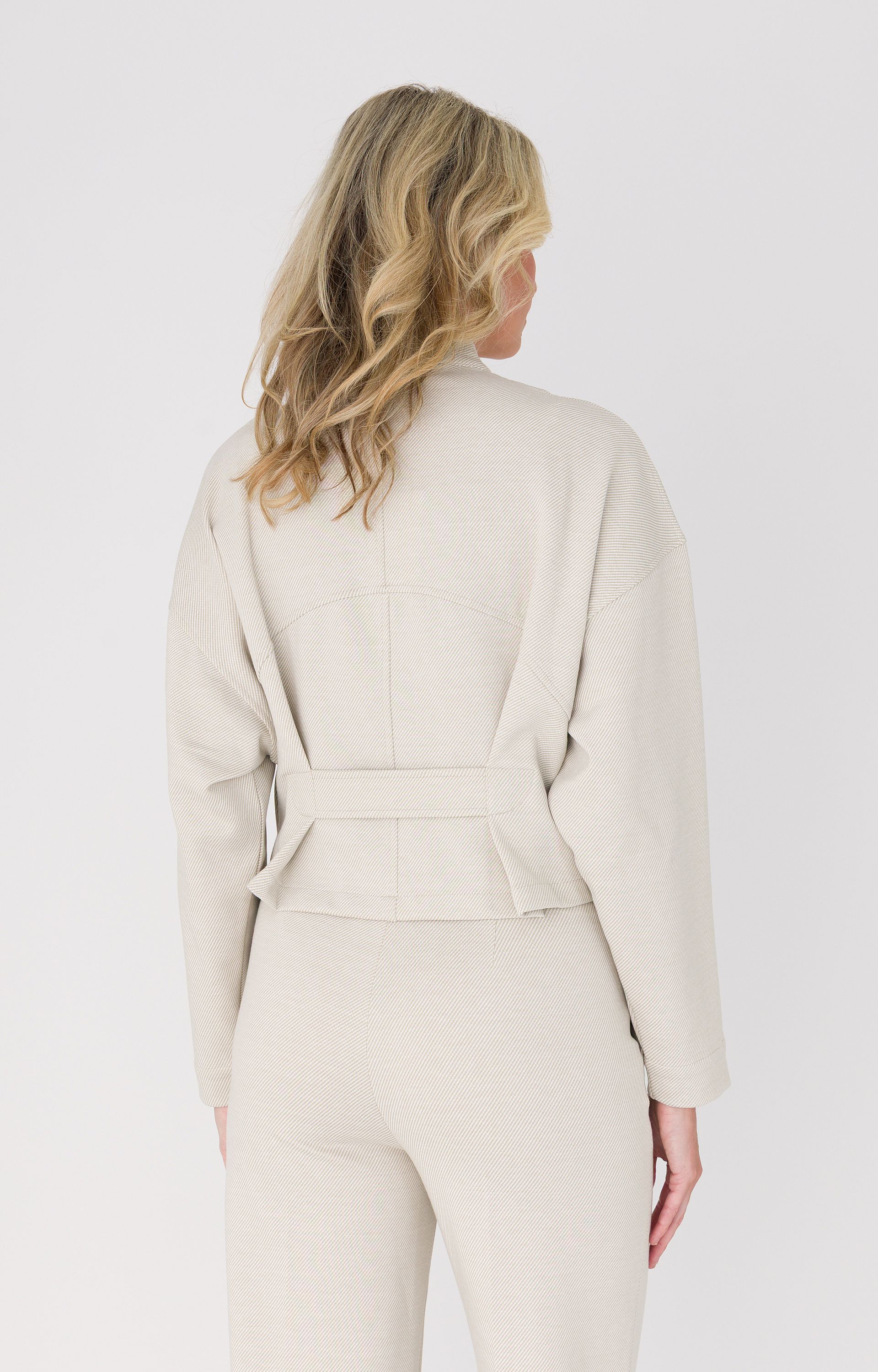 Blazer met diagonale streep