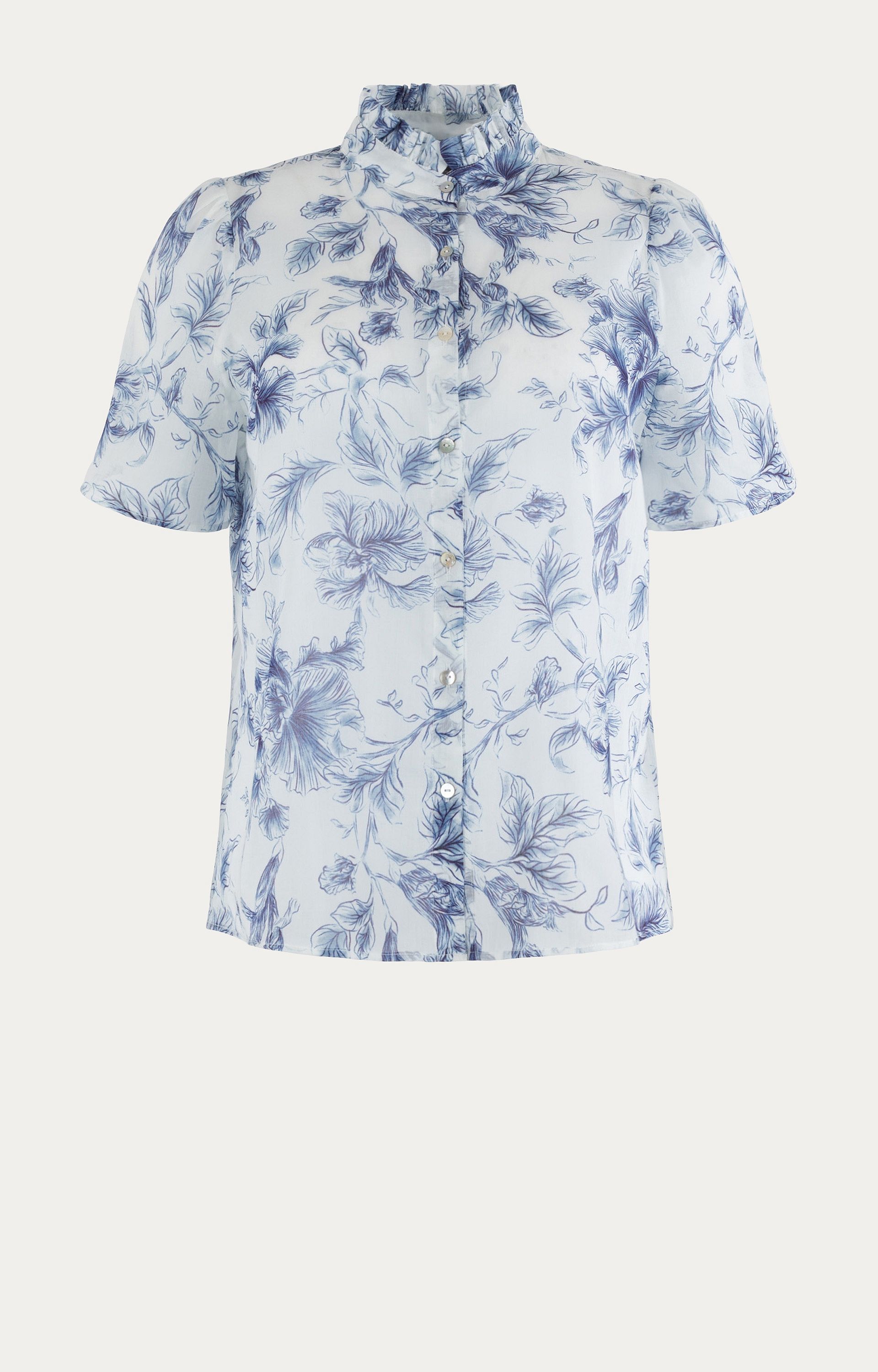Blouse met bloemenprint