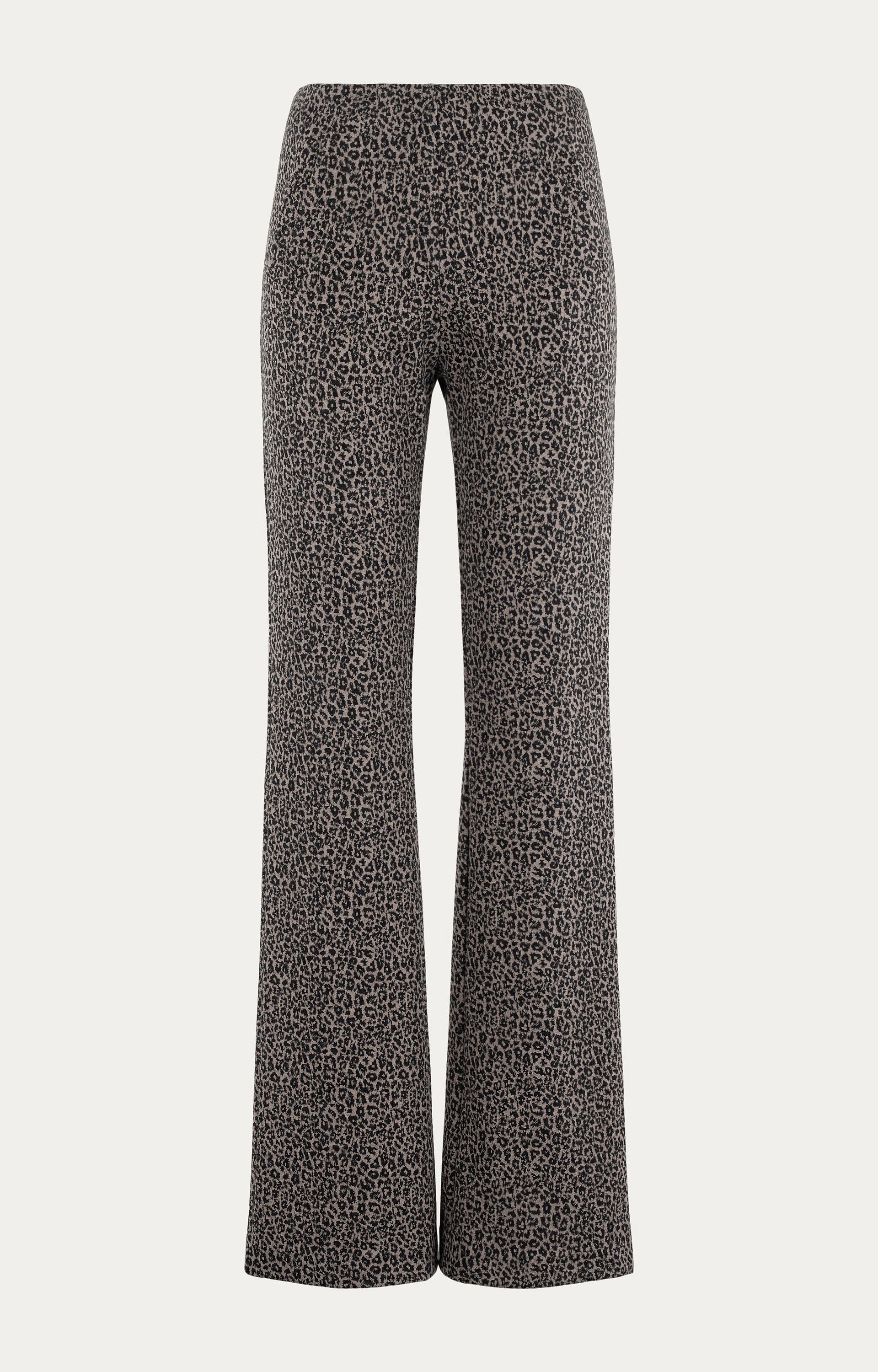 Broek met panterprint 