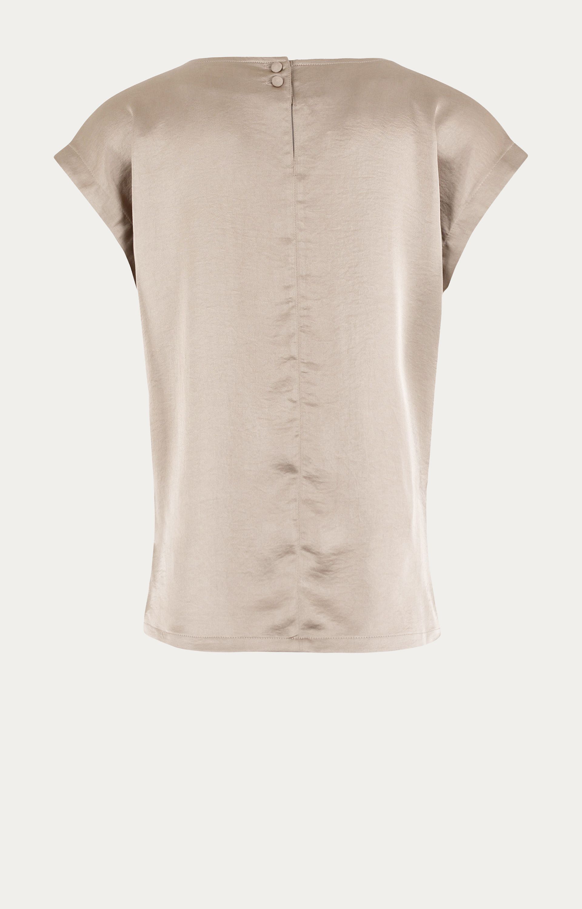Blousetop met satijnlook