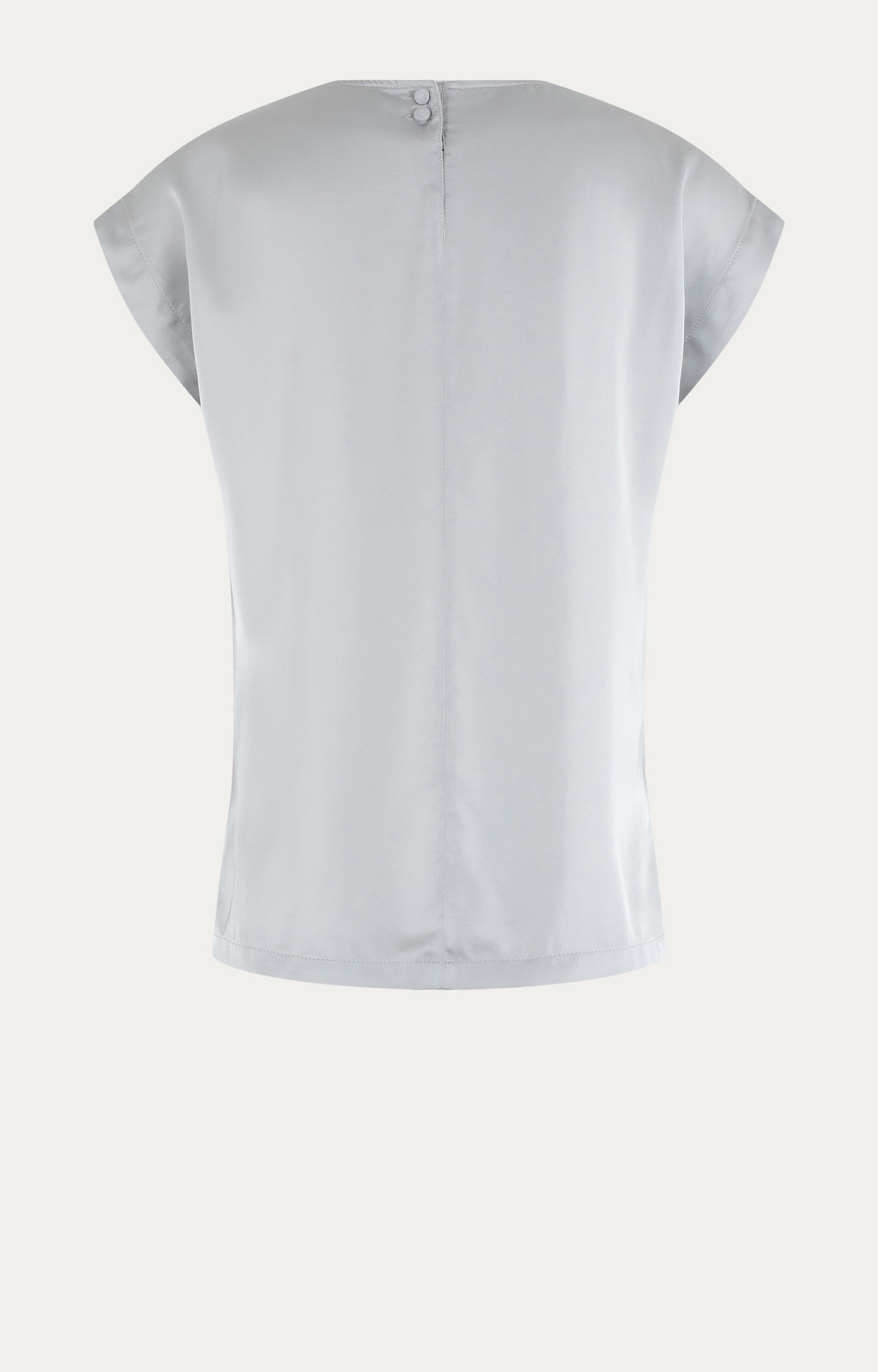 Blousetop met satijnlook