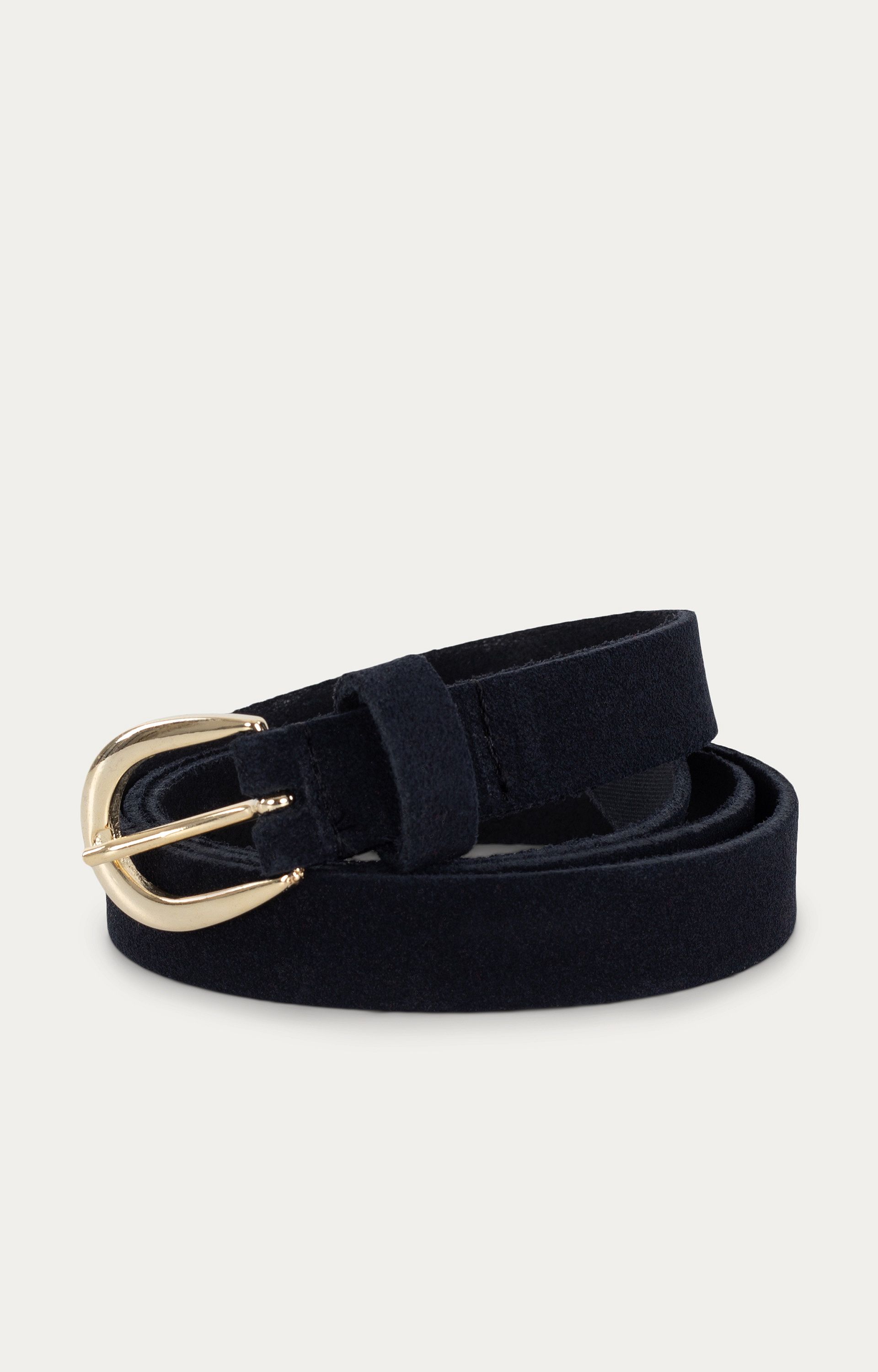 Riem suede blauw