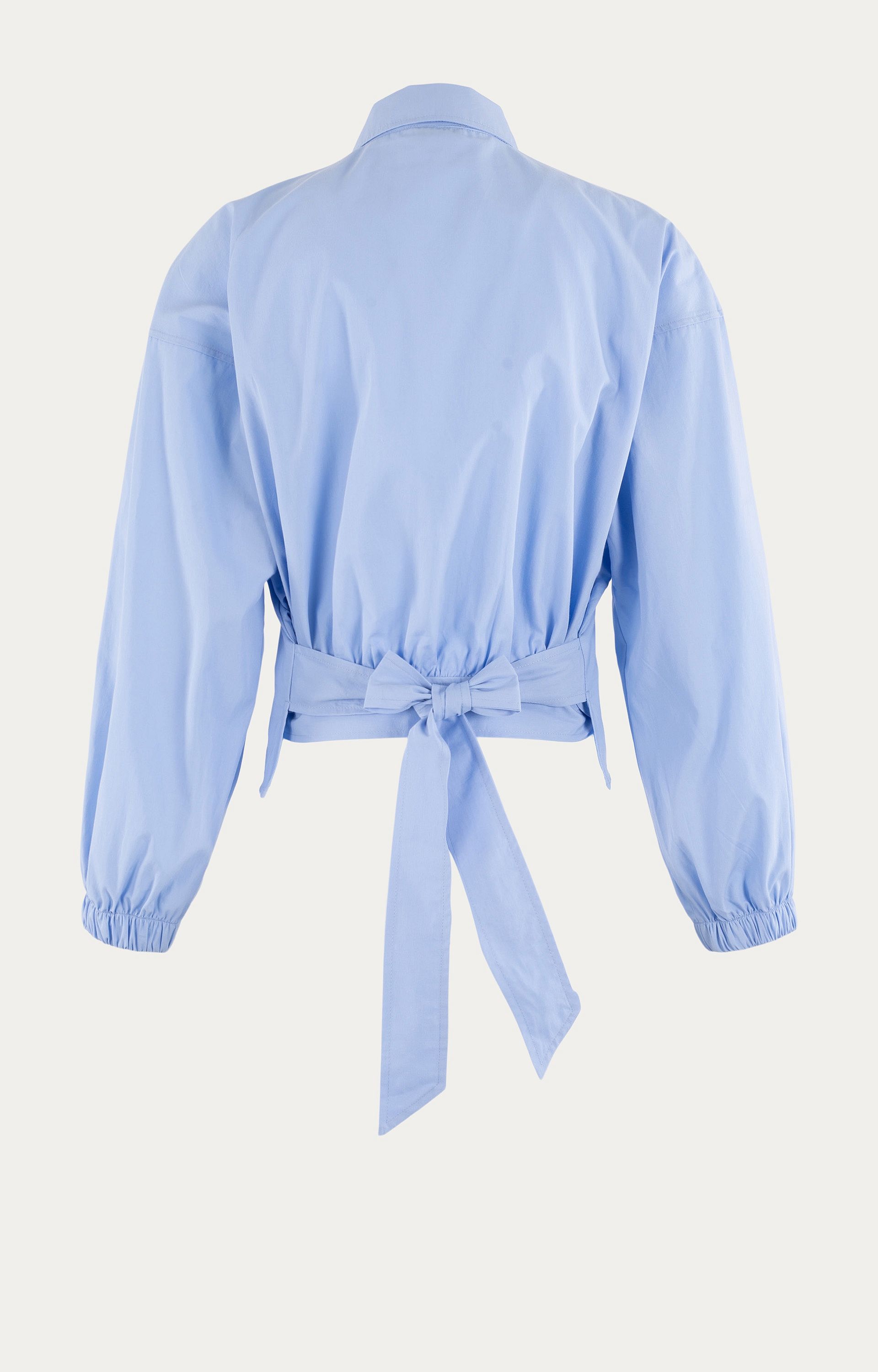 Blouse met strikdetail