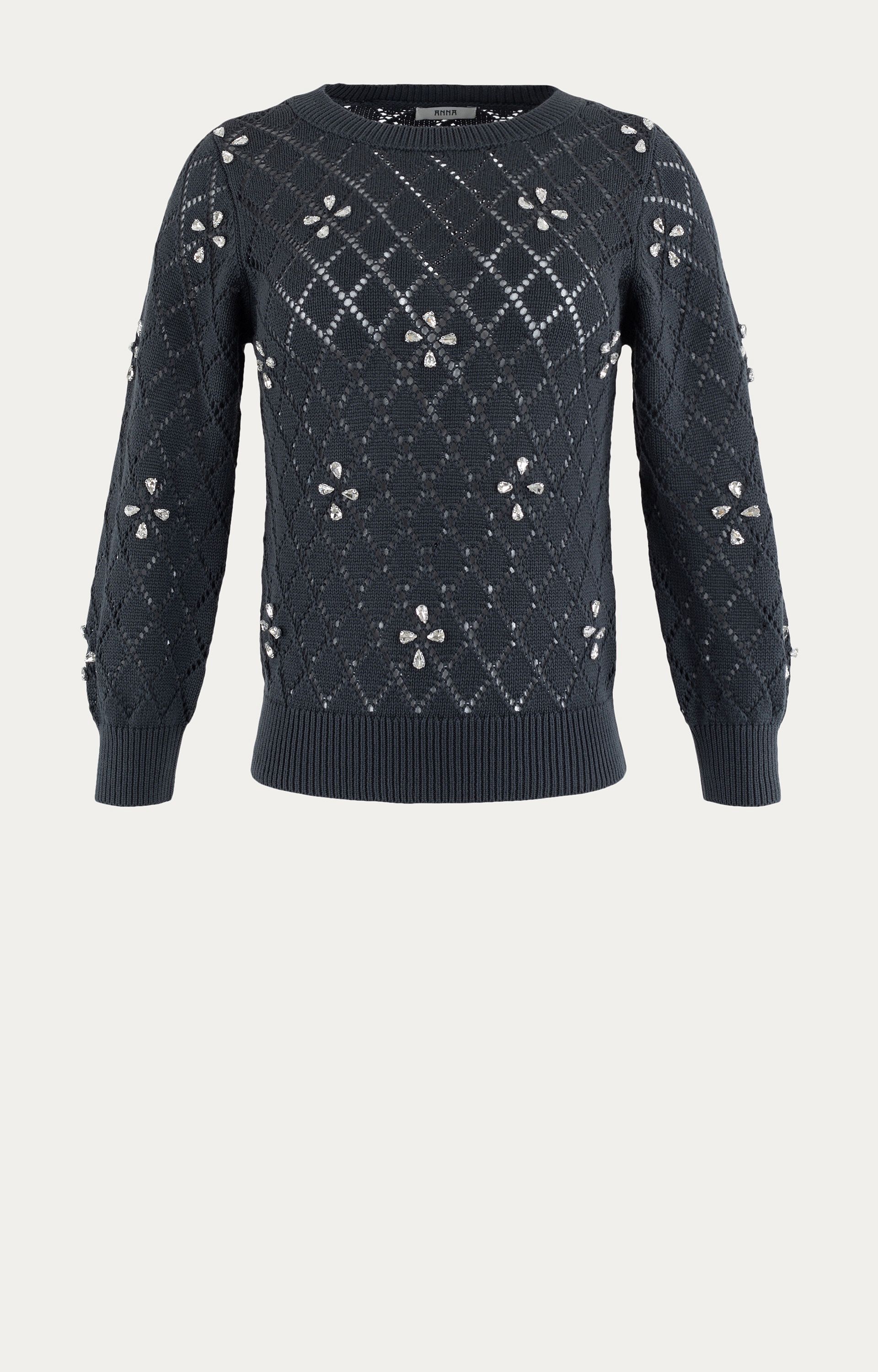 Pullover met strass