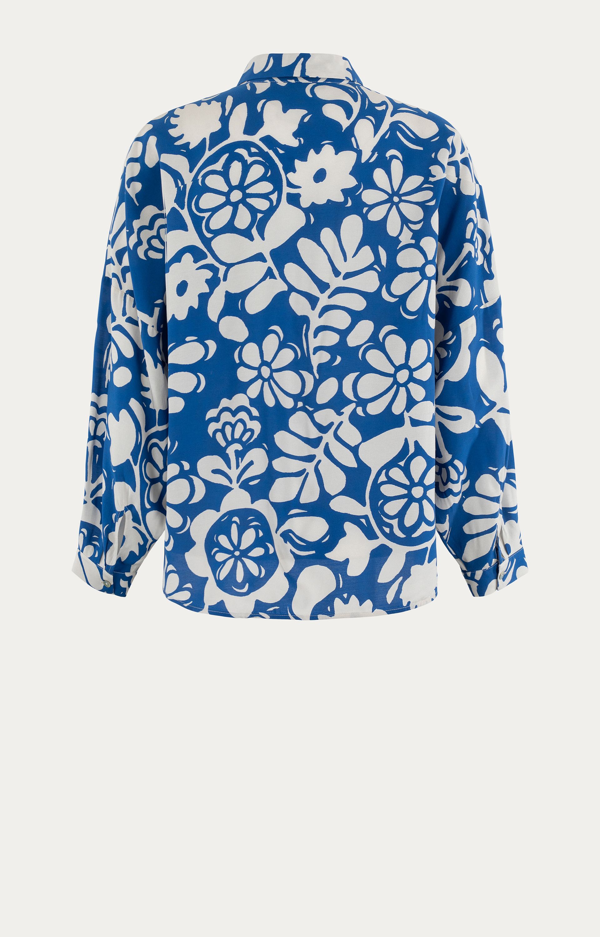Blouse met bloemenprint