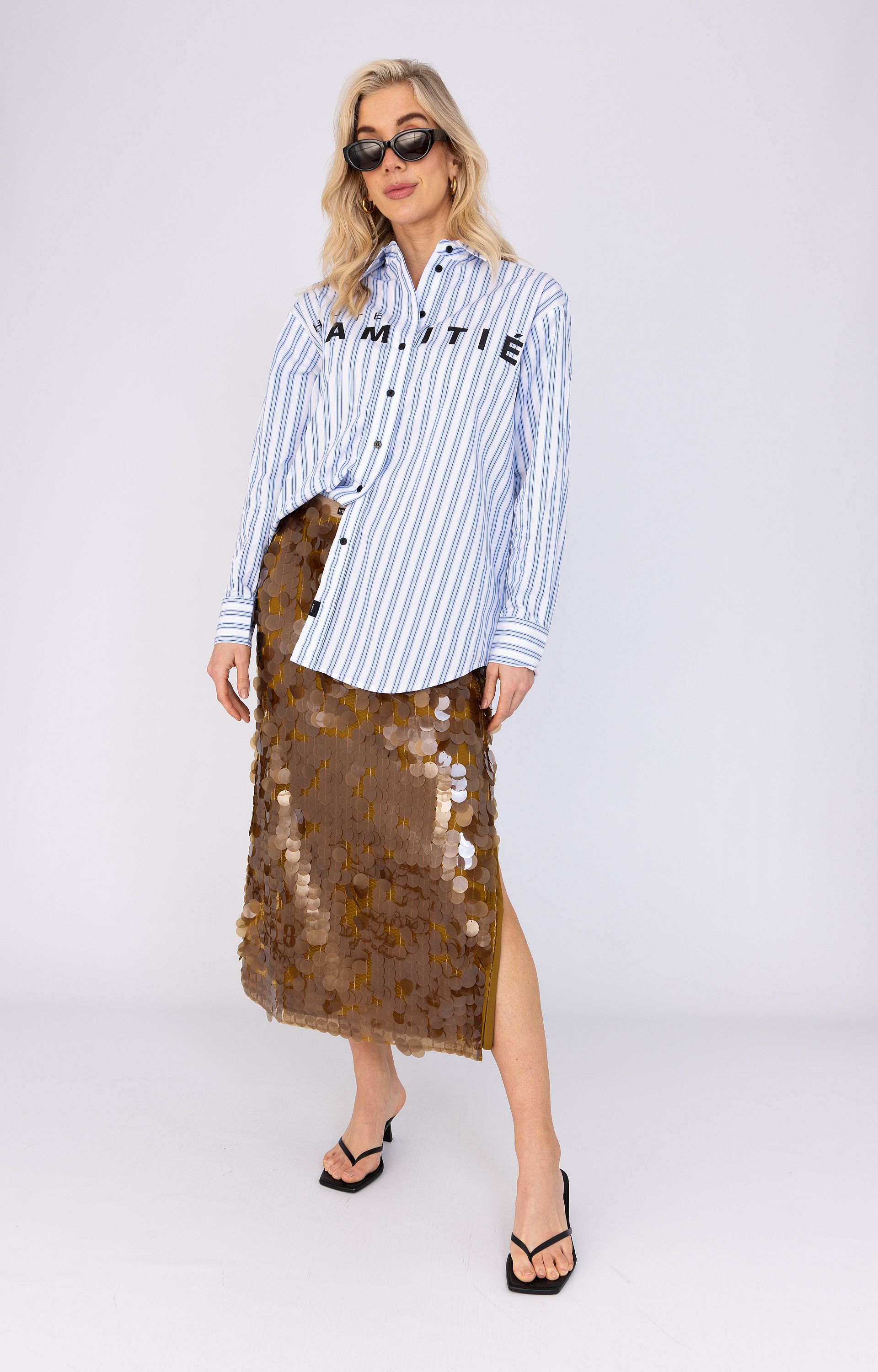 Blouse Whiteblue