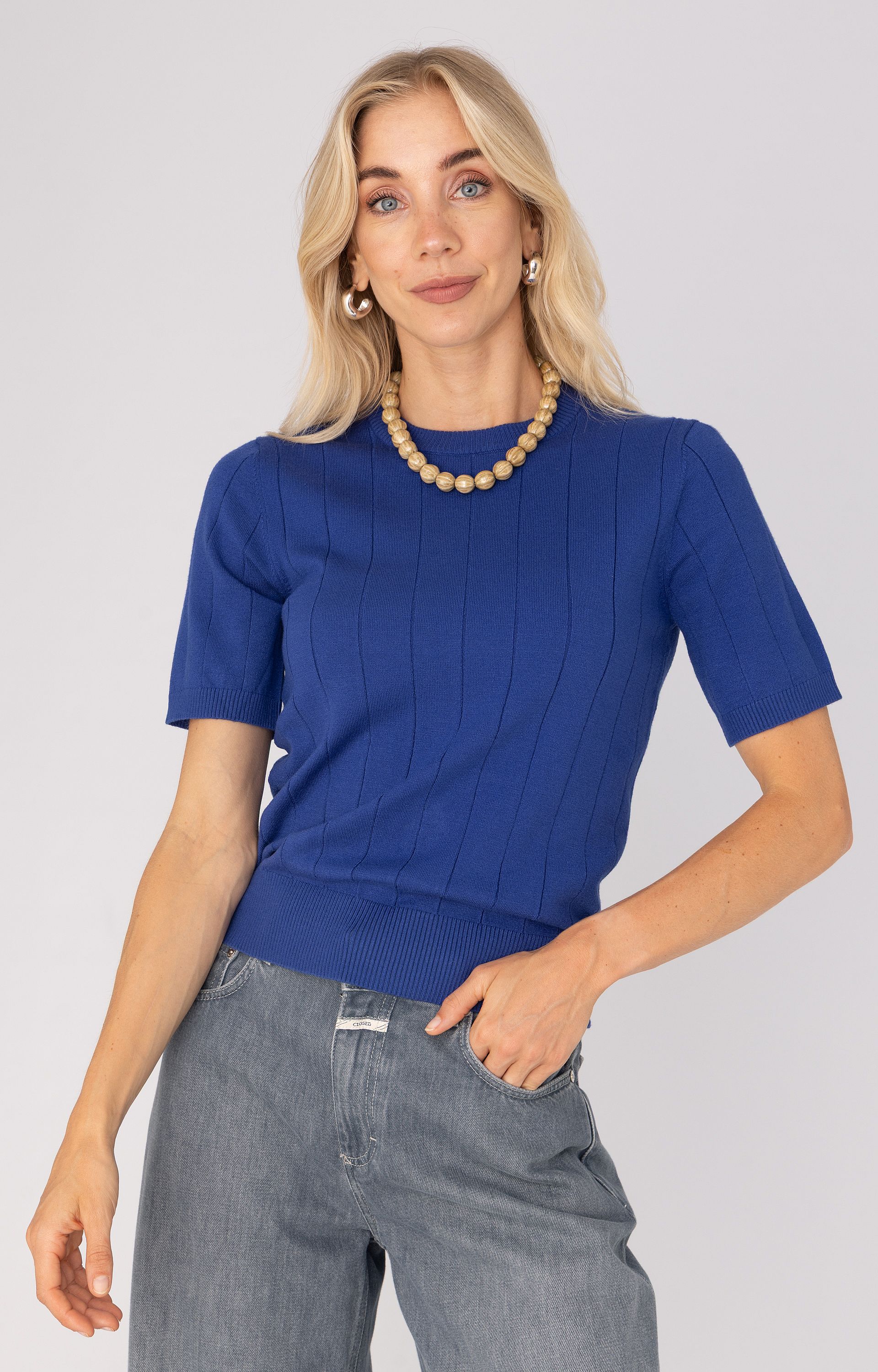 Pullover met korte mouwen