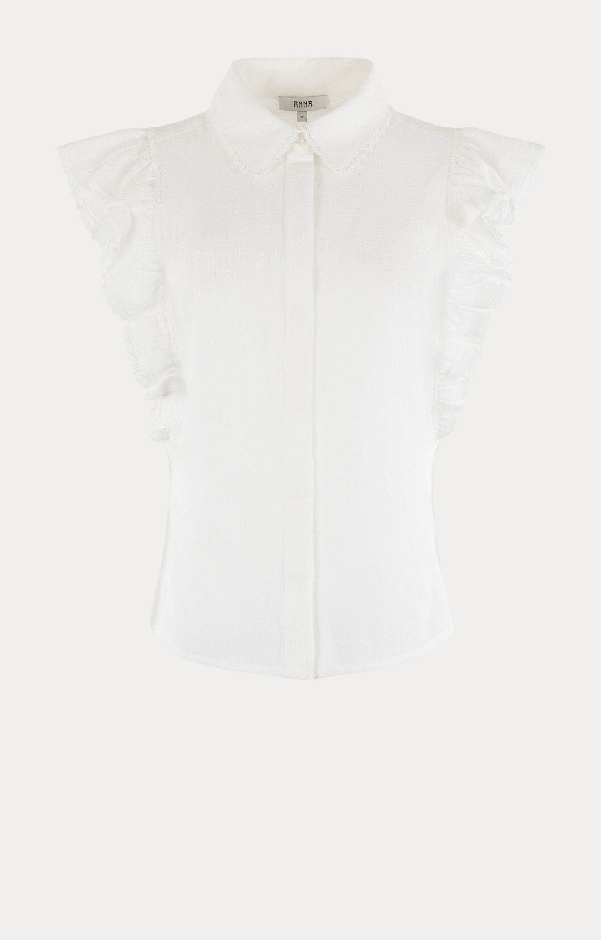 Blouse met ruffles