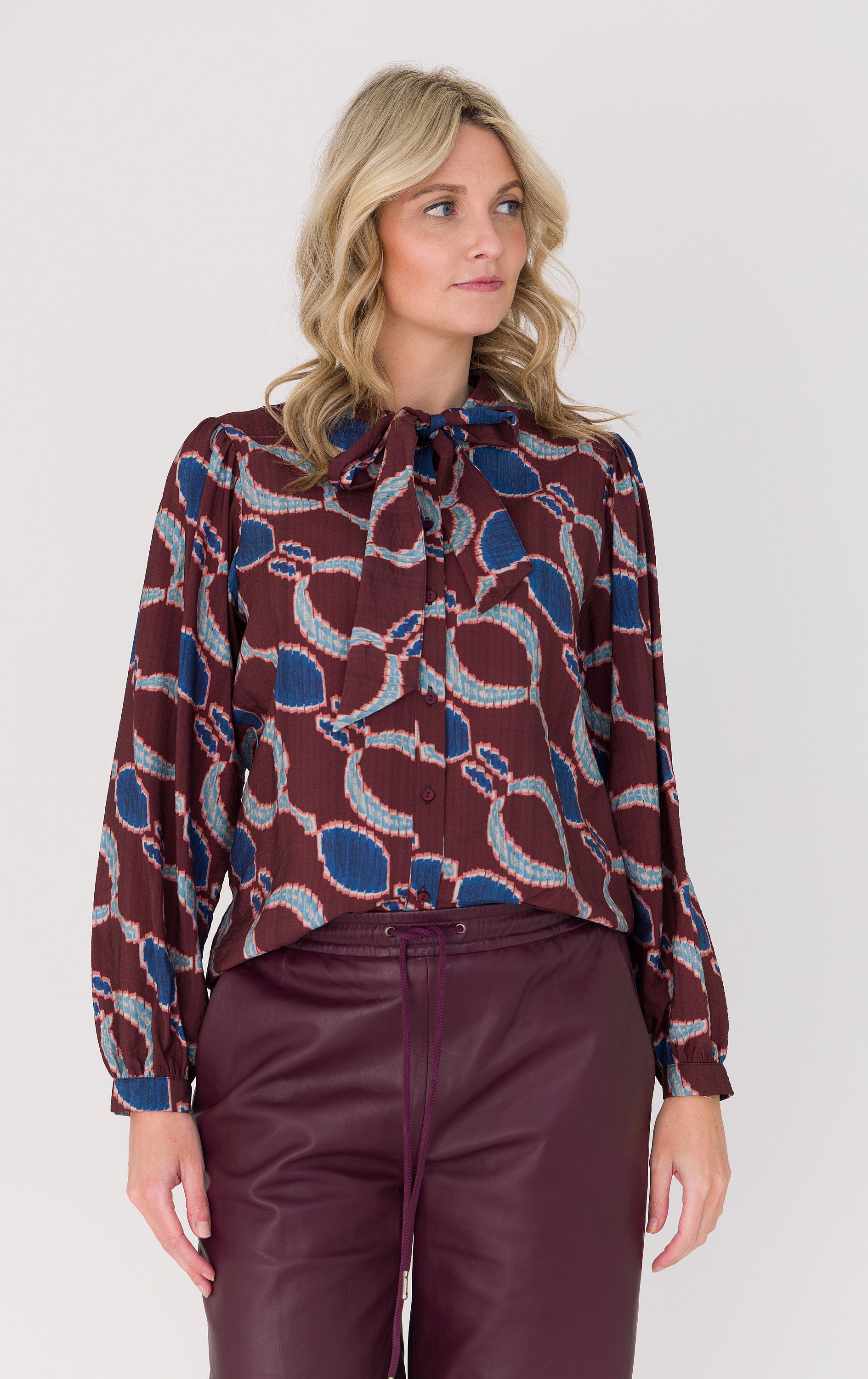 Blouse met grafische print