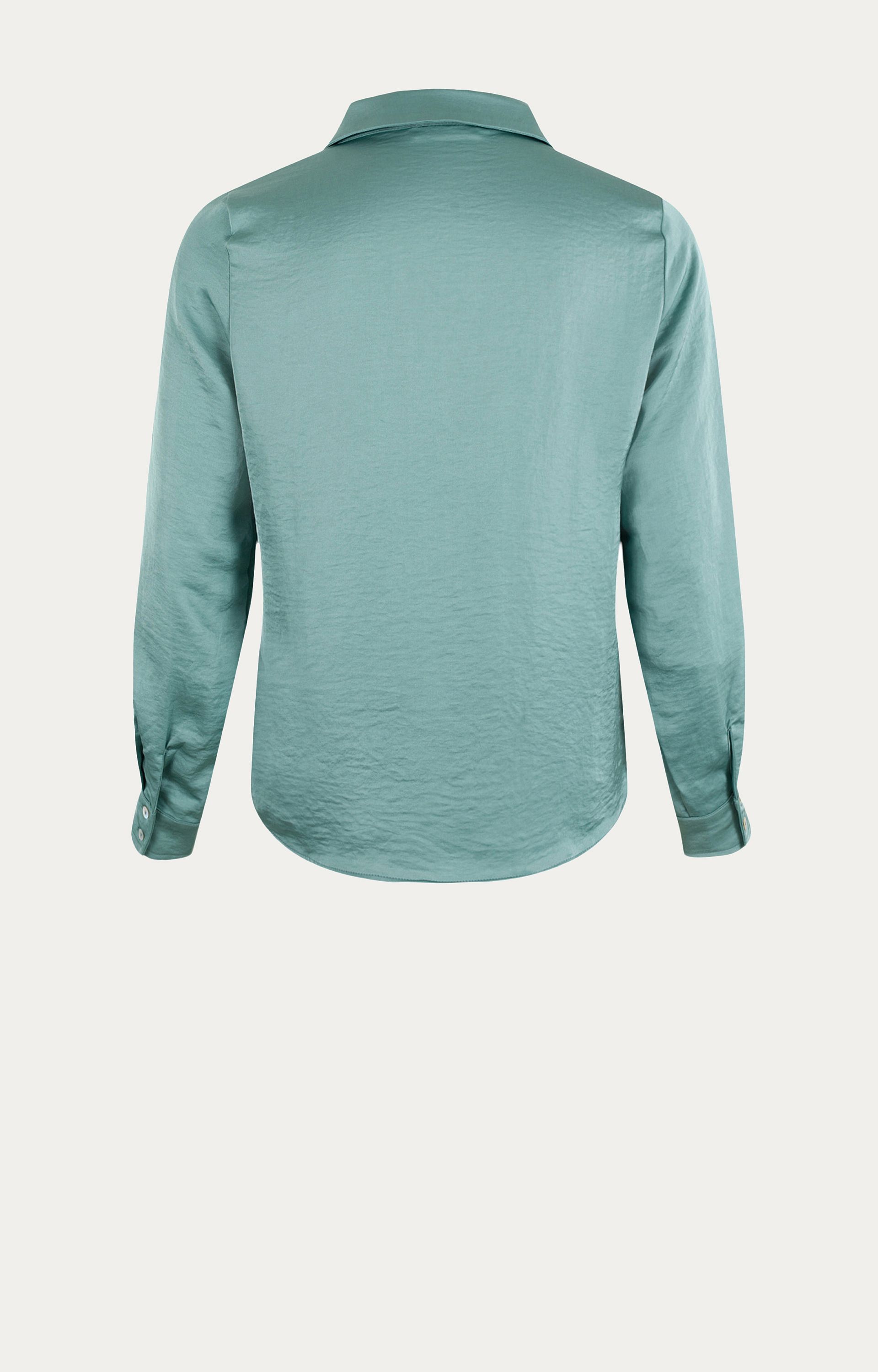 Blouse met satijnlook