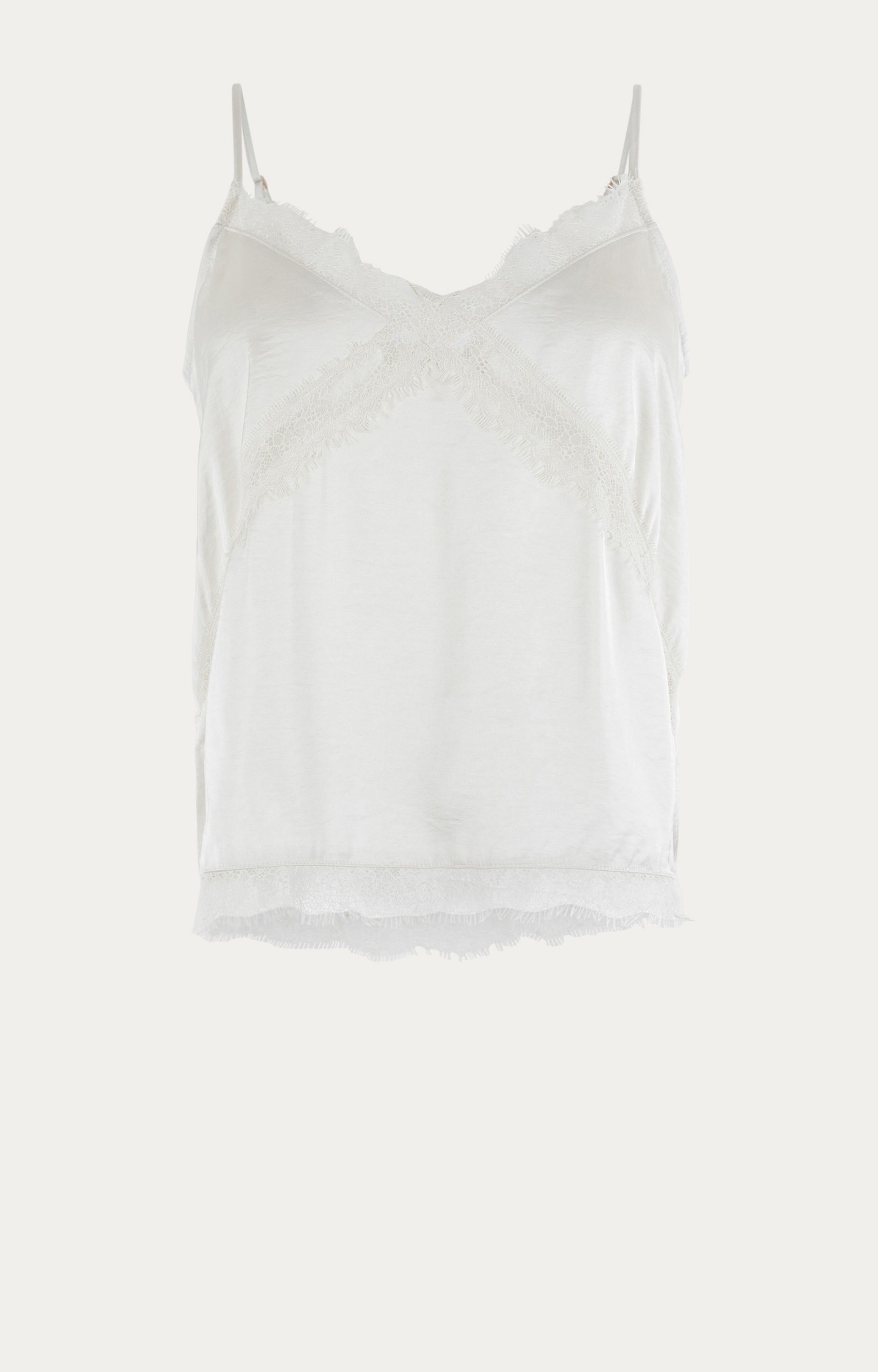 Lingerie top satijnlook