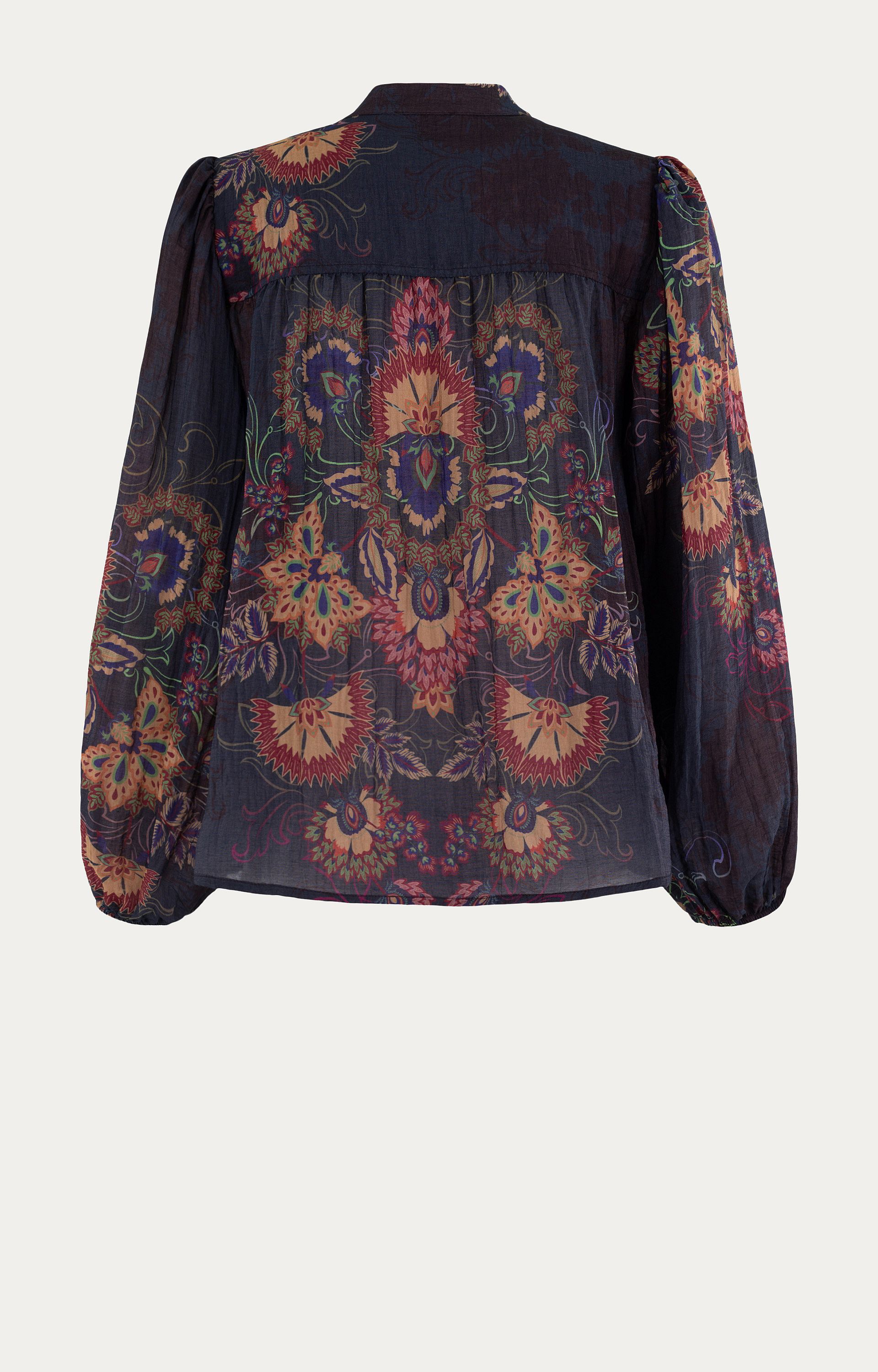 Blouse met bloemendessin 