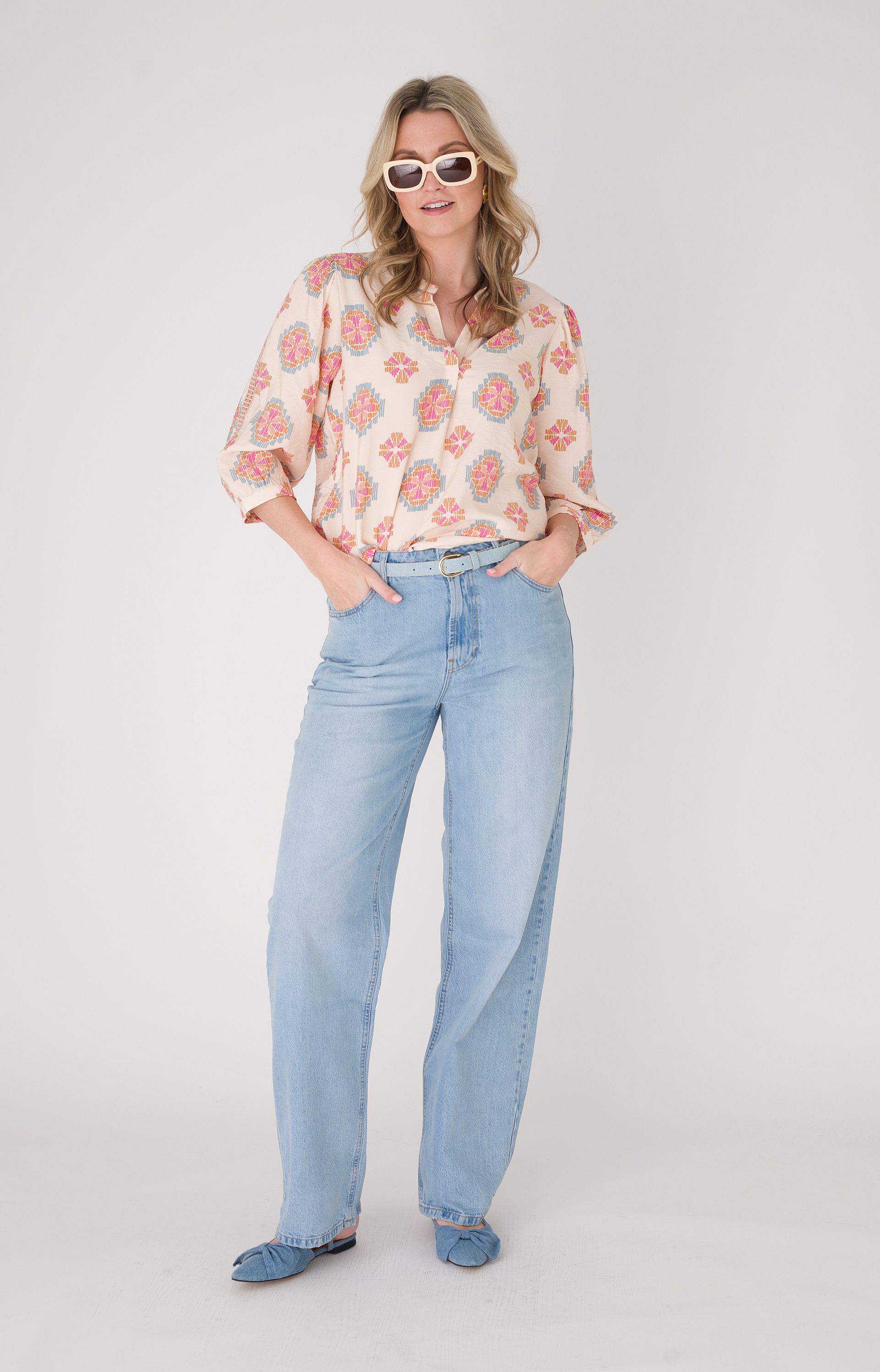 Blouse met print